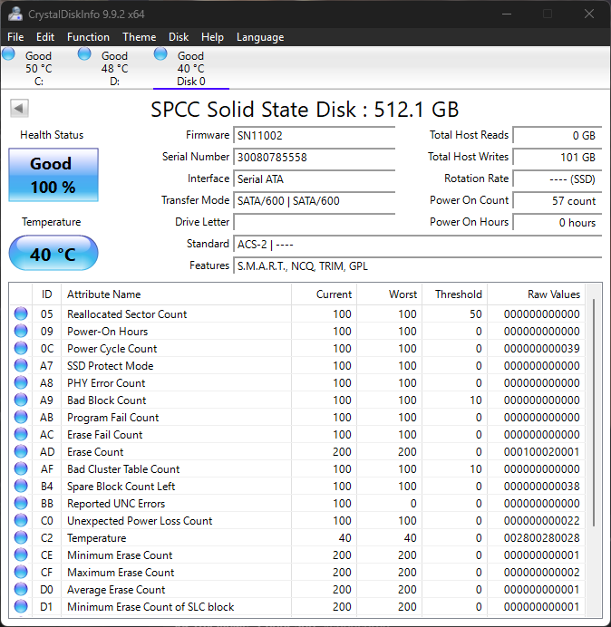 512GB Silicon Power SATA SSD