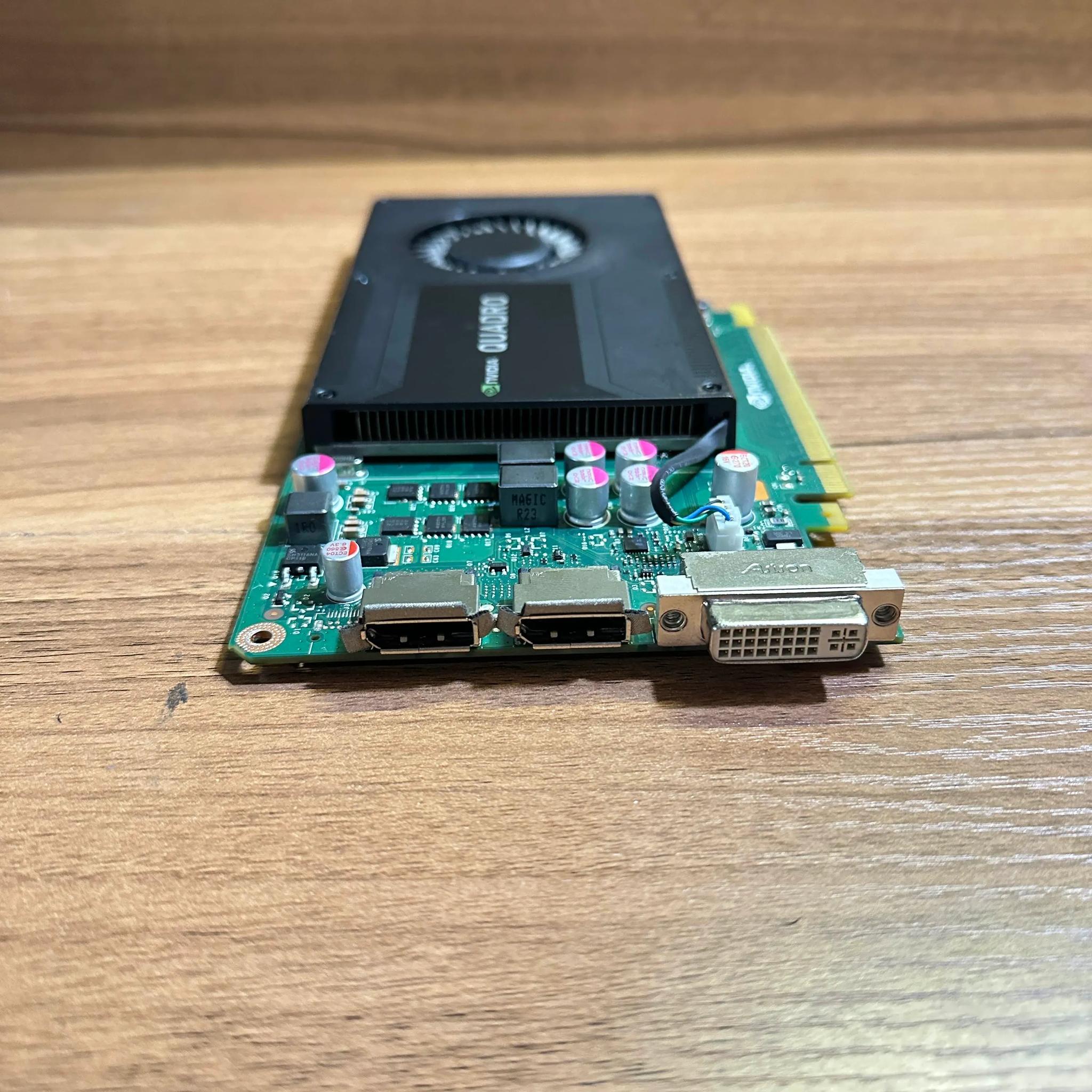 Nvidia Quadro K2000 2GB GDDR5 Graphics Card 2x DisplayPort, 1x DVI (MISSING BRACKET)