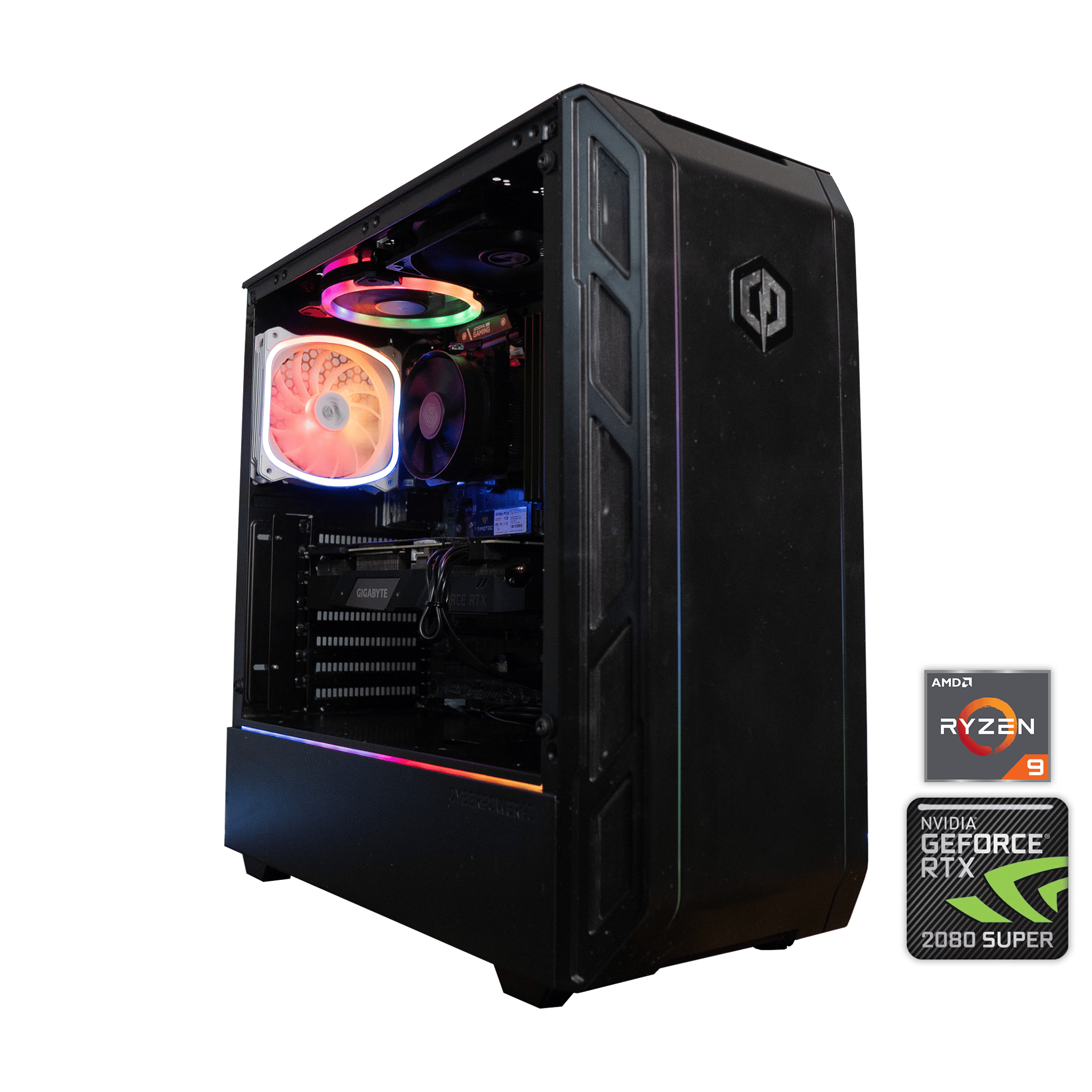 🍬🛸 | Gigabyte RTX 2080 SUPER 8GB | RYZEN 7 2700X | 32GB DDR4 RAM | 2.5TB | CyberPowerPC