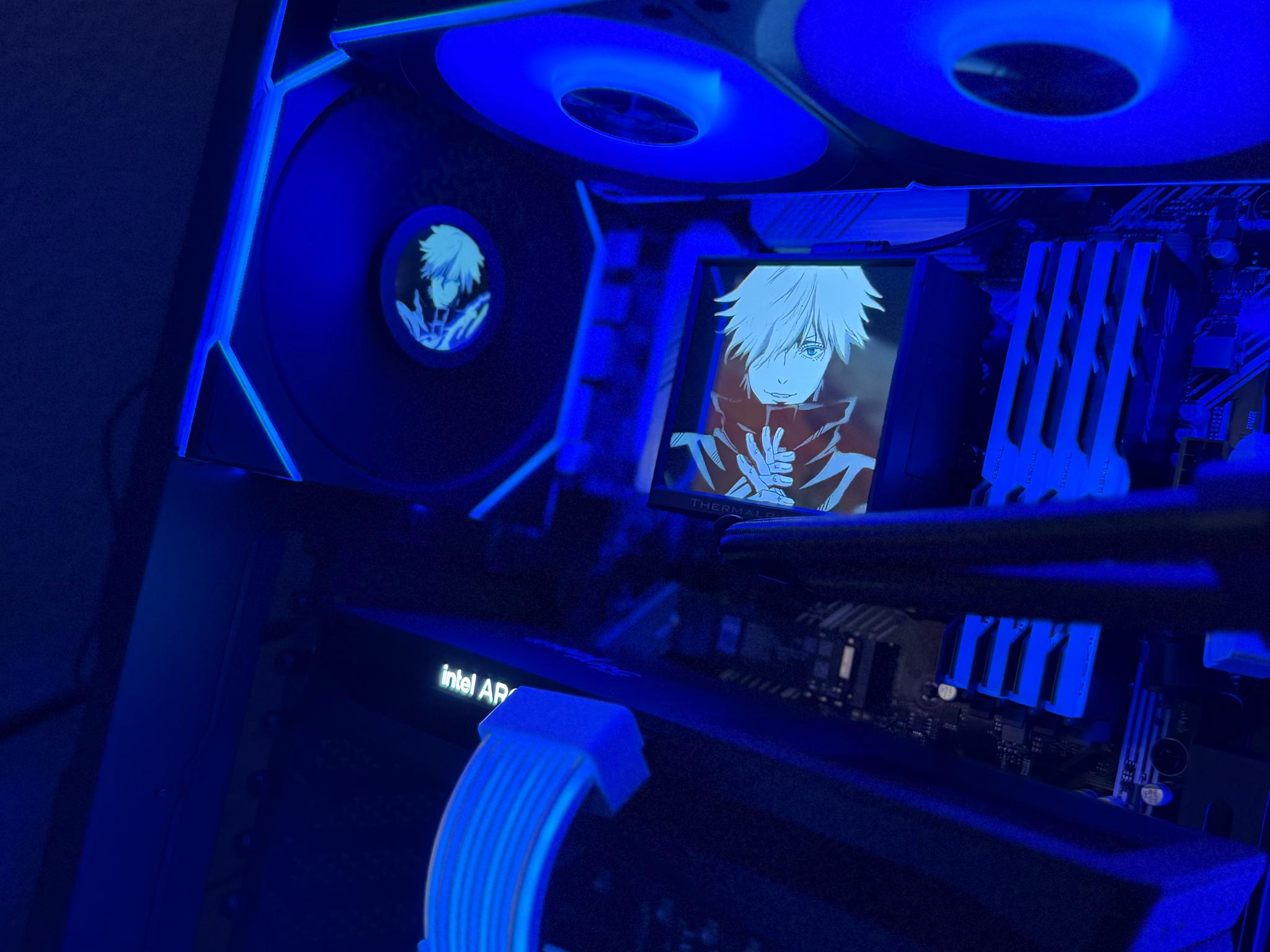 Premium Anime Showcase Gaming PC | Ryzen 5 5600X3D | Arc B580 12GB | 32GB RGB | 1TB Samsung | 360AIO