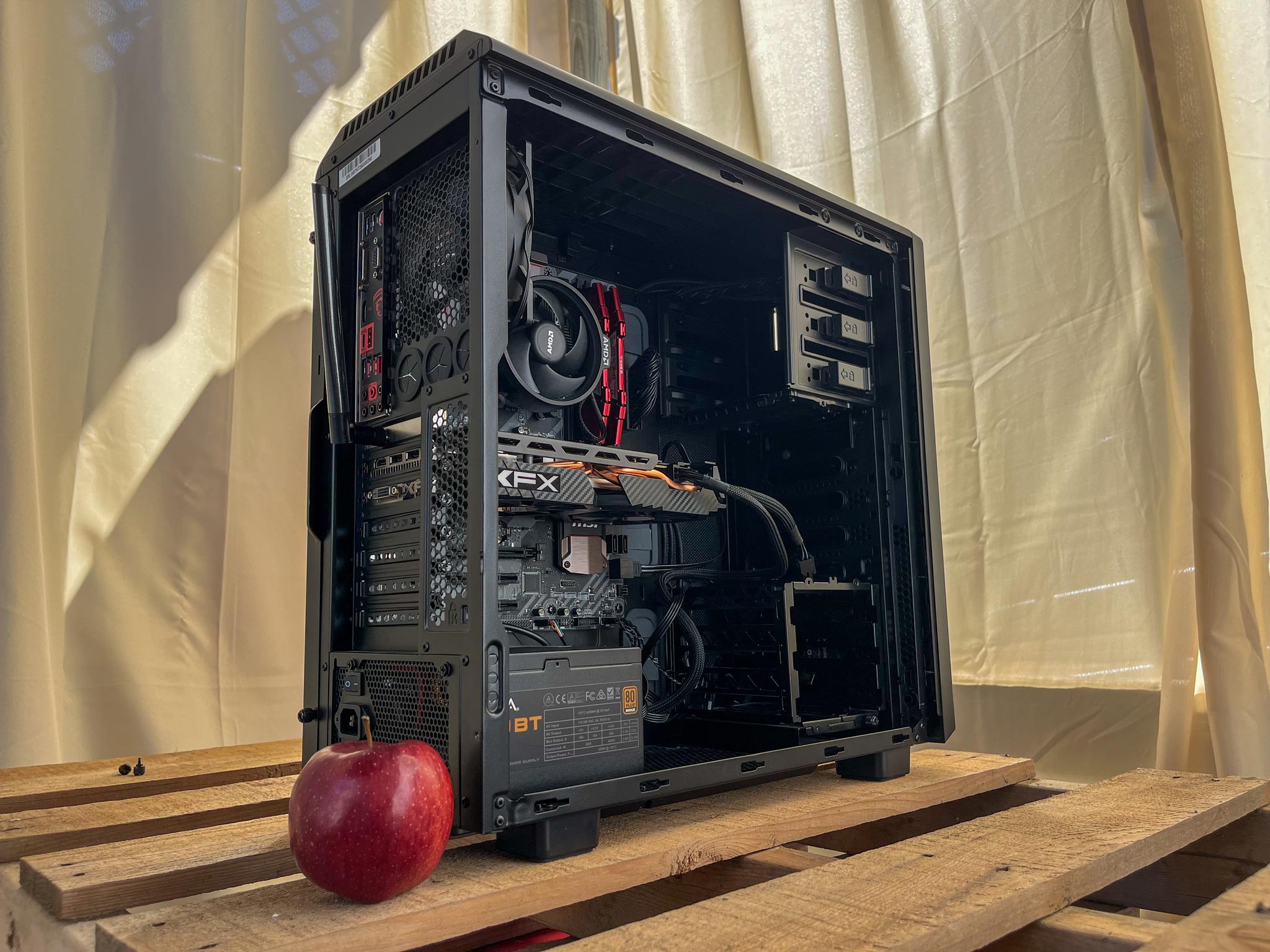 Stealth Black Gaming PC: RX 580 | Ryzen 5 5500