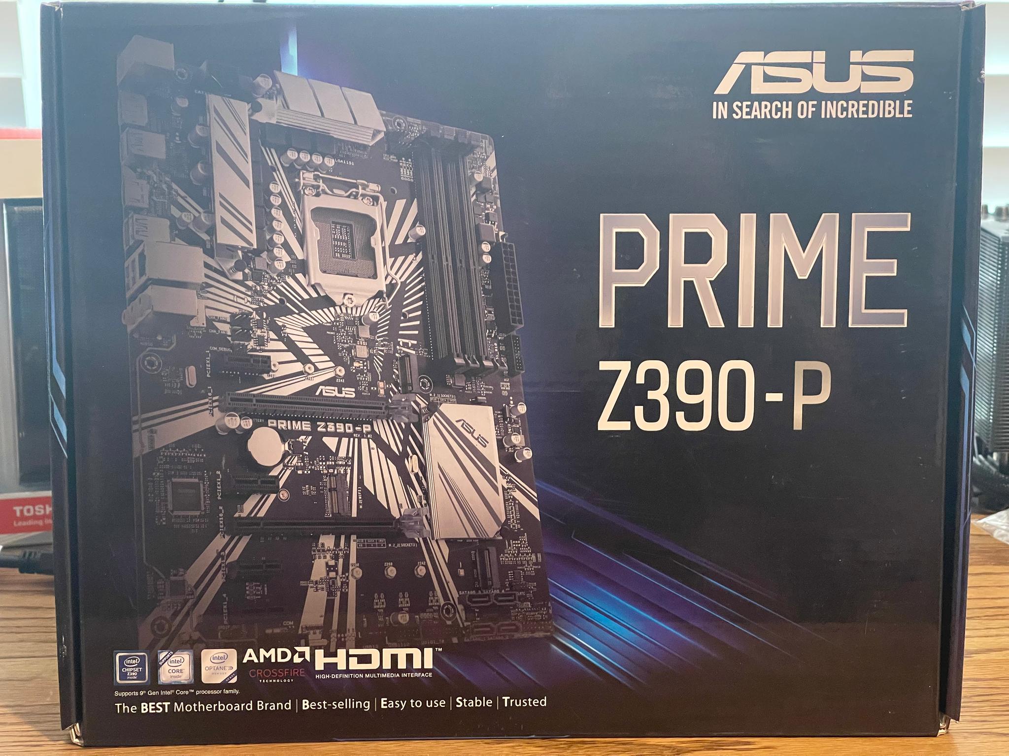 Used, ASUS Prime z390-P, i7-8700, 16GB 2666 DDR4