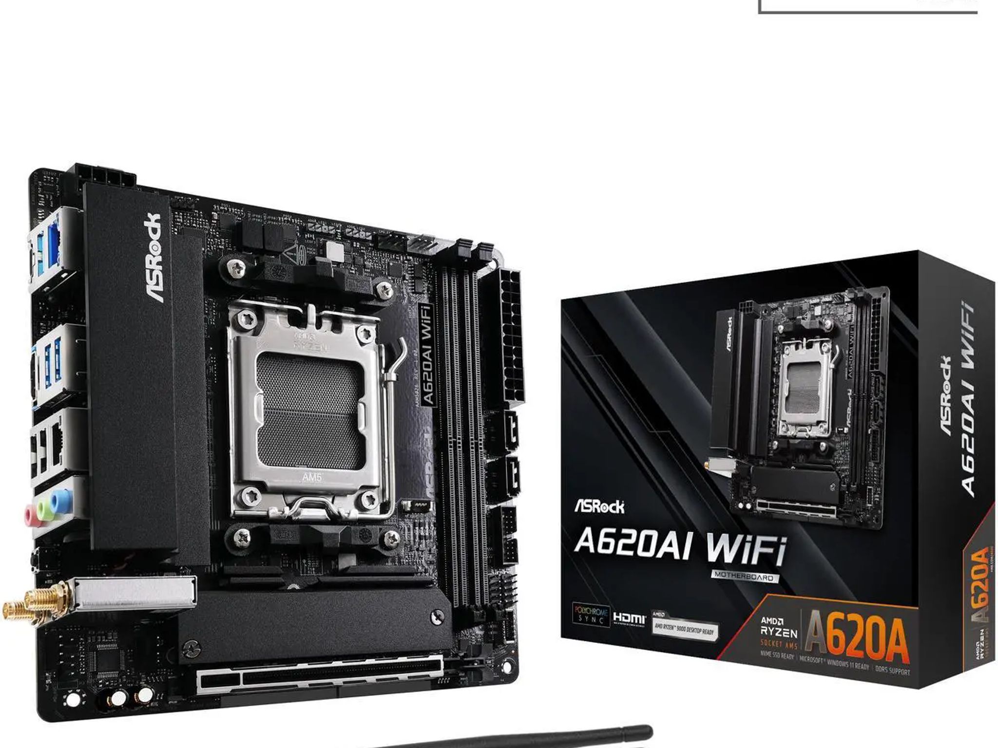 ASRock A620AI WiFi AM5 Mini ITX Motherboard