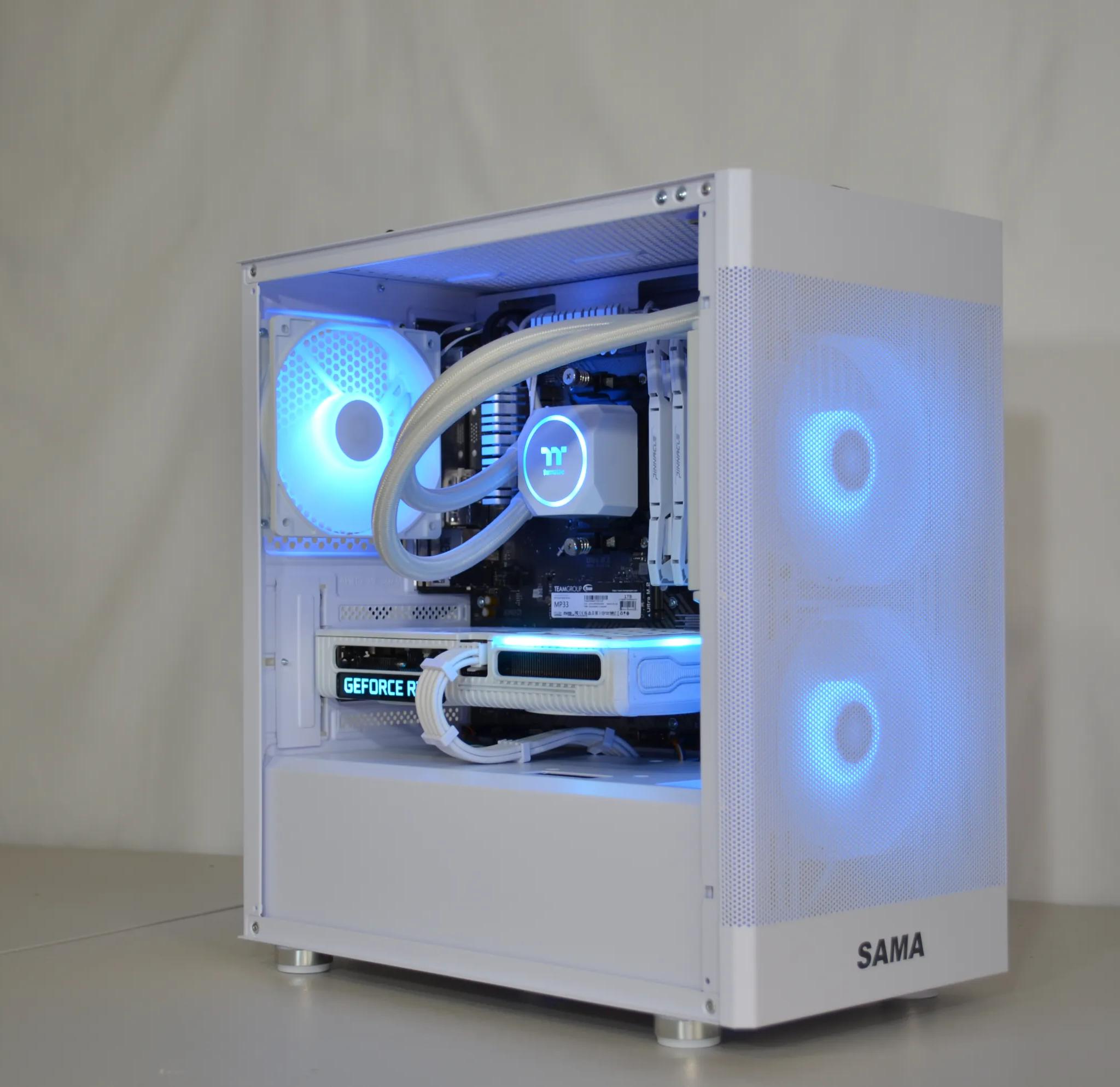 ⚪White Out V3⚪ - RTX 3060ti | Ryzen 5 5500| 1tb NVMe | Windows 11 FULLY Activated
