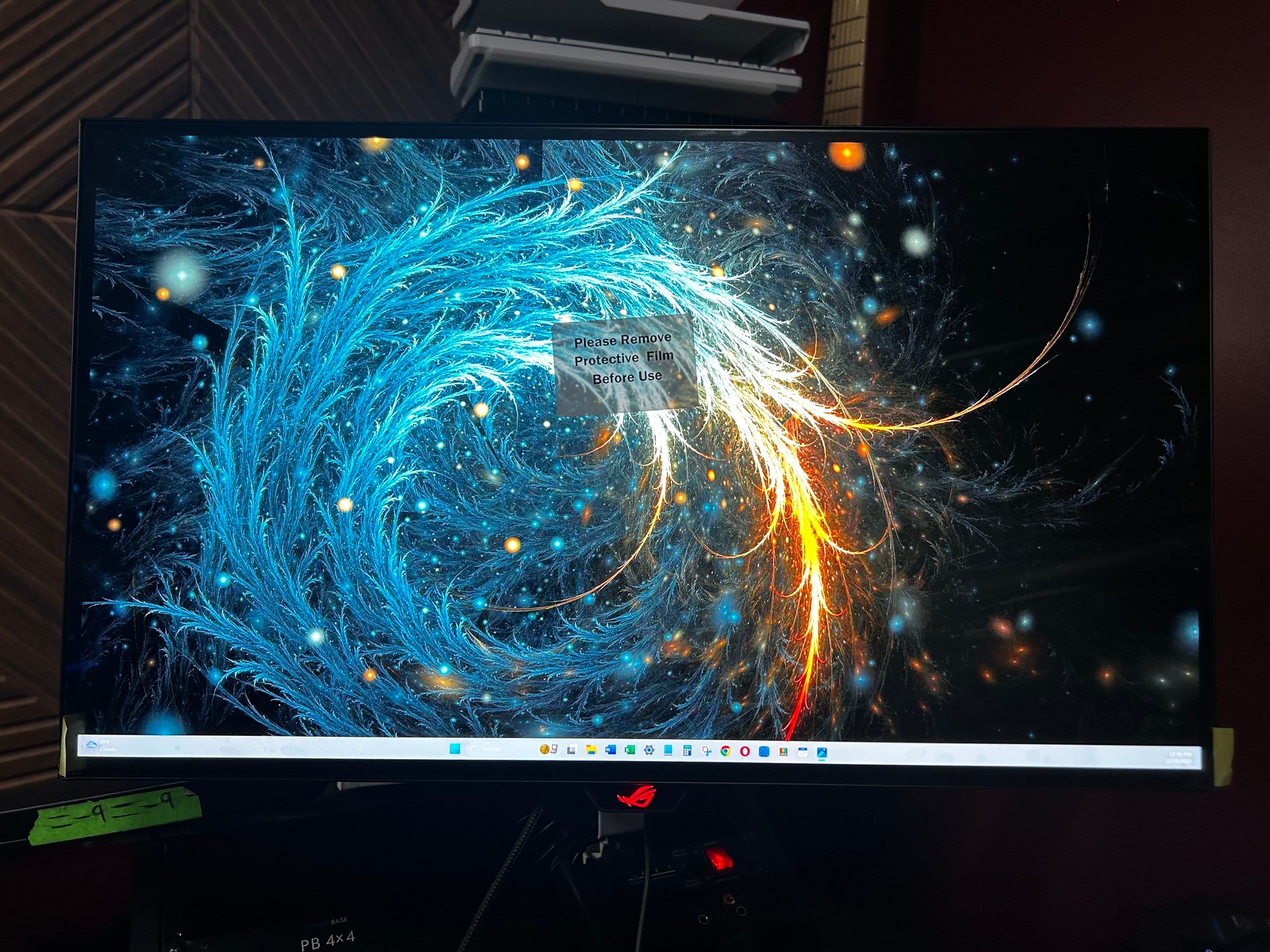 ASUS ROG Swift 27" 2K QHD (2560 x 1440) 240Hz Gaming Monitor (PG27AQDM) (Screen Protector Still On!)