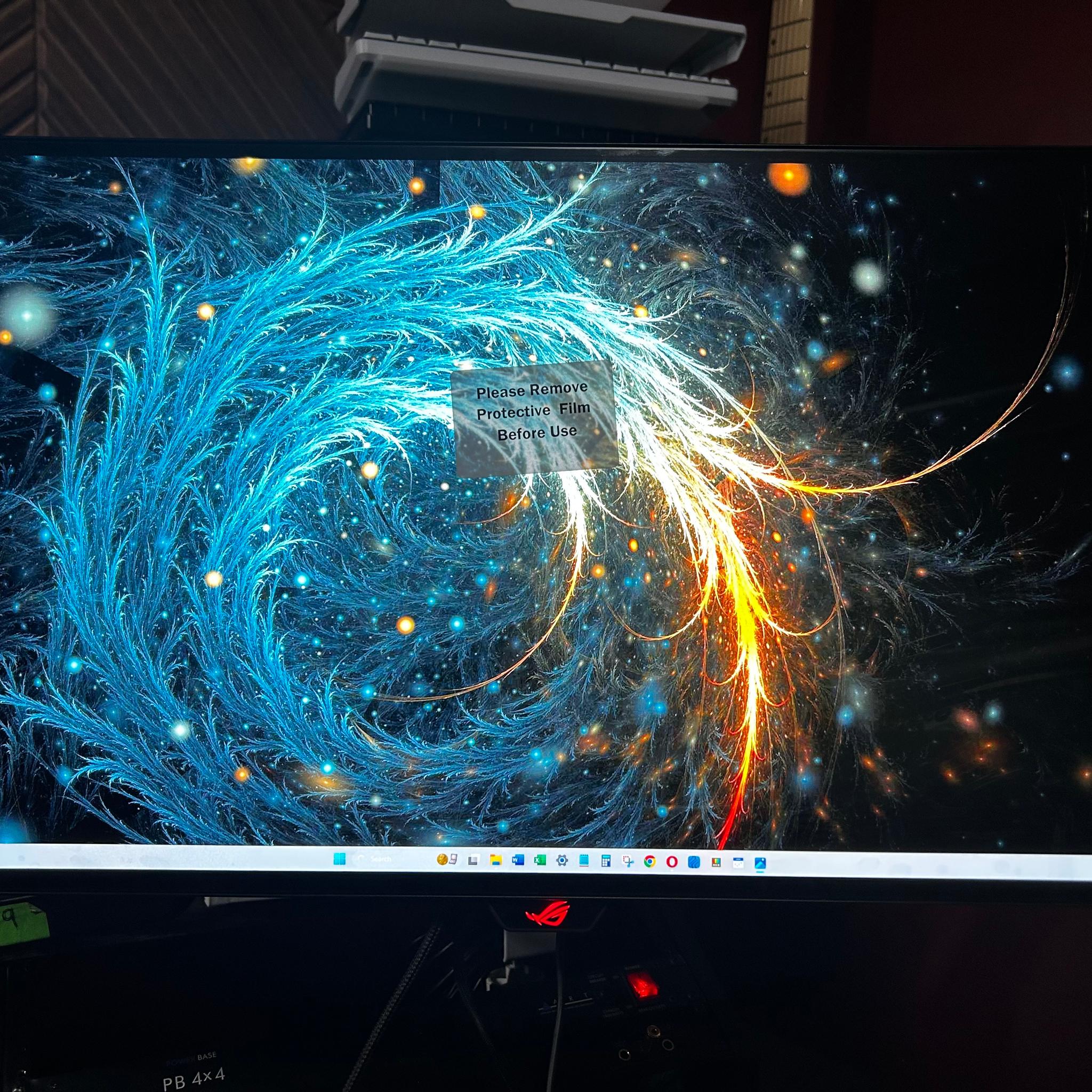 ASUS ROG Swift 27" 2K QHD (2560 x 1440) 240Hz Gaming Monitor (PG27AQDM) (Screen Protector Still On!)