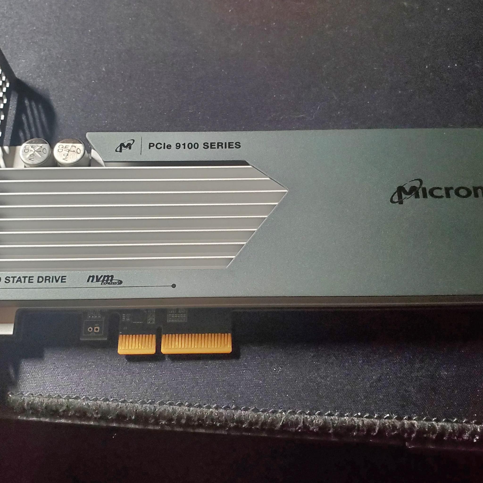 Micron 9100 Pro NVME SSD | 1.6 TB | PCIE 3.0 x4