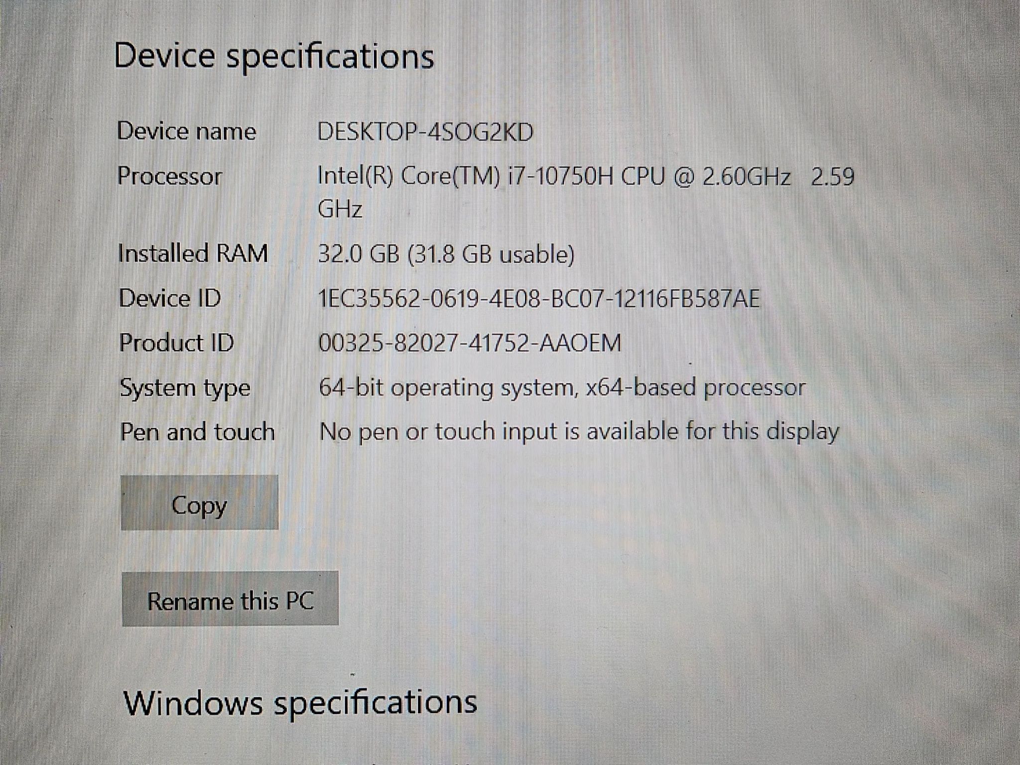 MSI GE66 Raider 15.6" 240Hz i7-10750H 32GB RAM 1TB SSD RTX 3070 Laptop