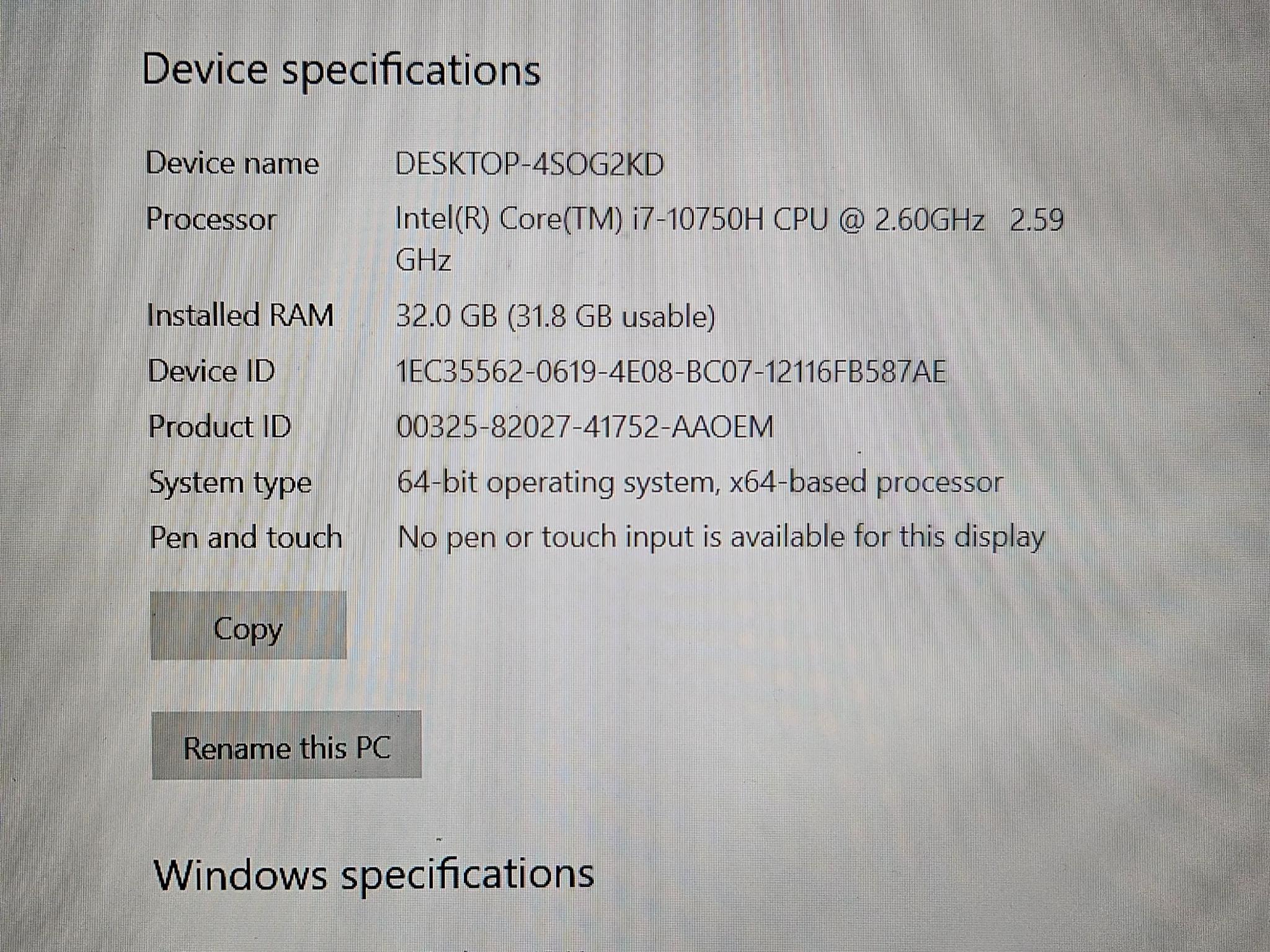 MSI GE66 Raider 15.6" 240Hz i7-10750H 32GB RAM 1TB SSD RTX 3070 Laptop