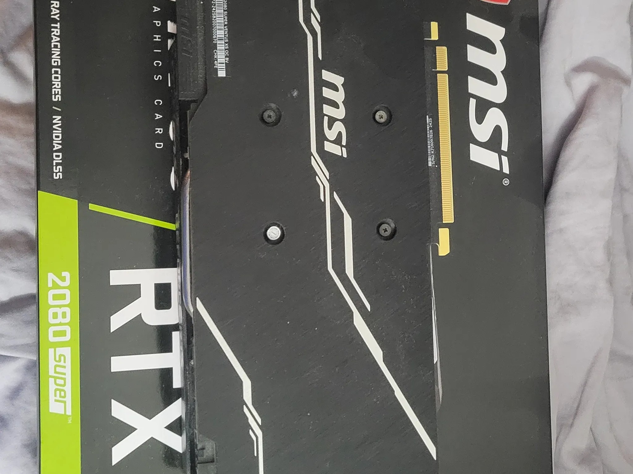RTX 2080 Super MSI Ventus OC Edition 8GB GDDR6