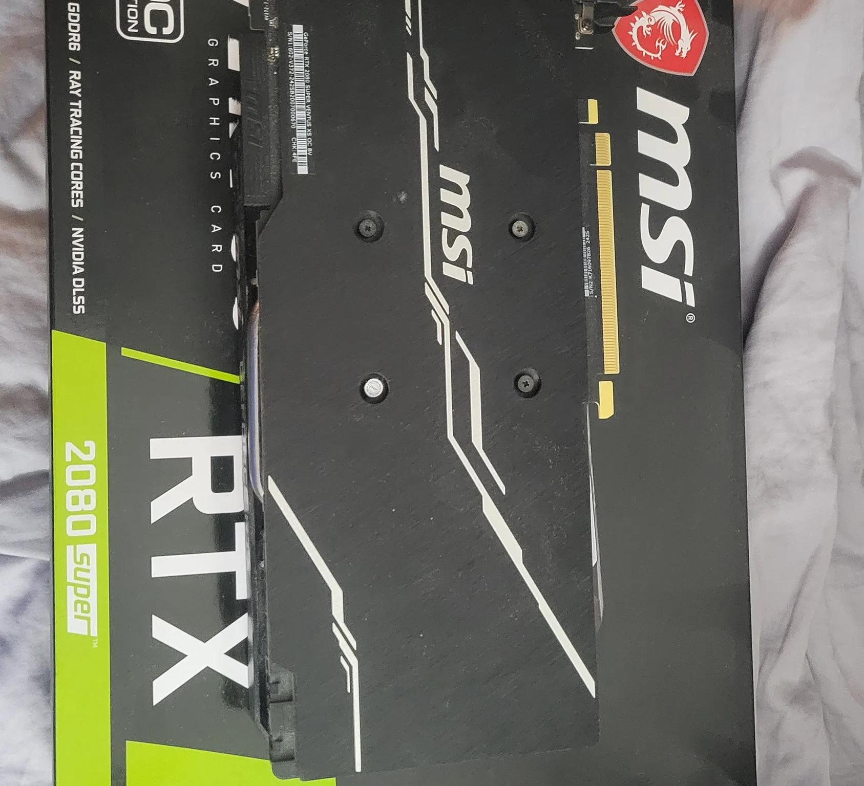 RTX 2080 Super MSI Ventus OC Edition 8GB GDDR6