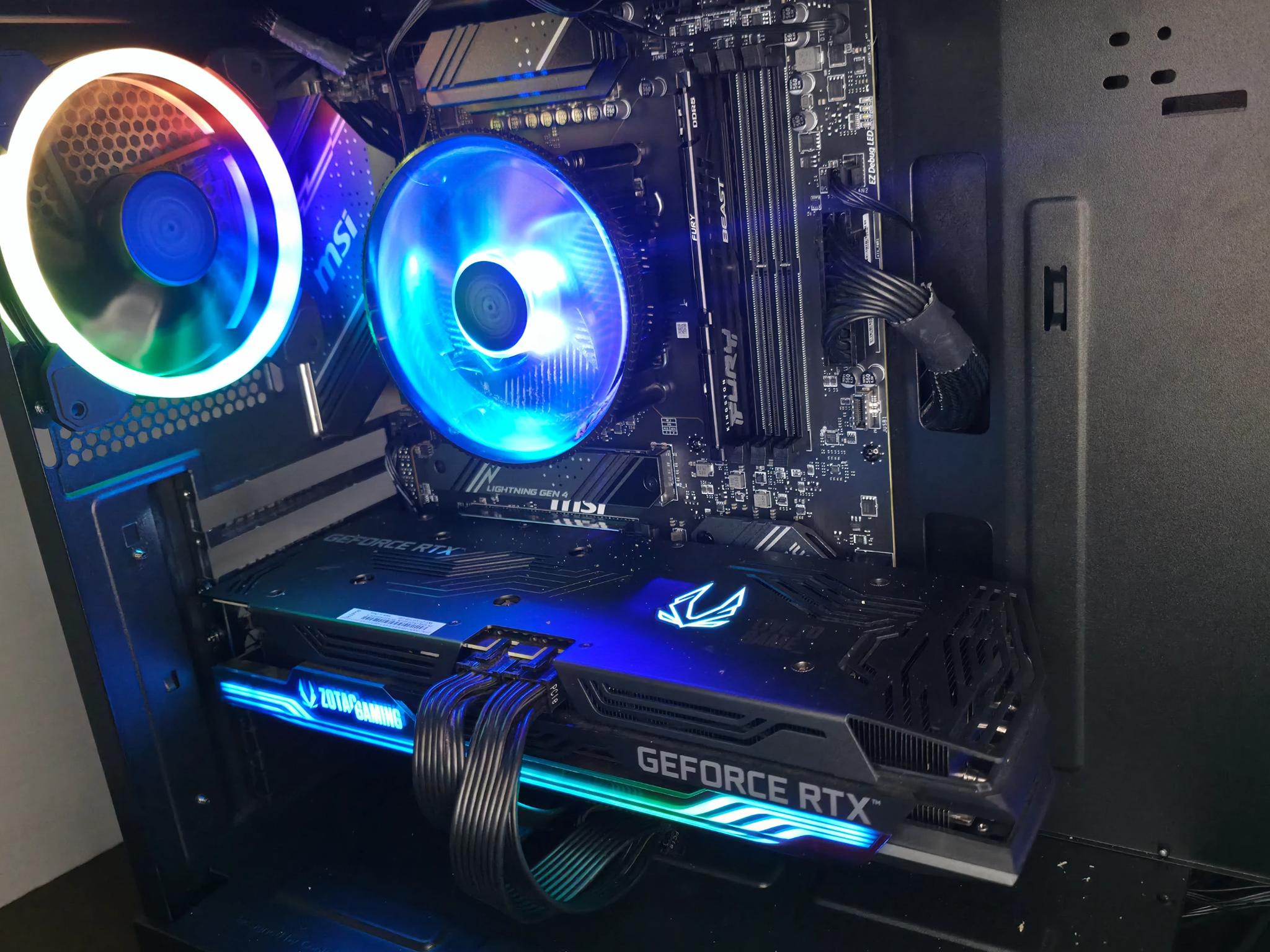 Custom Mid Range Gaming PC, AM5, DDR5, Black