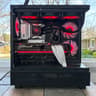 Ryzen 7 9700X • RX 7900 XTX 24GB • 32GB DDR5 • X870 WiFi 🖤 Black Cat Customs – Crimson Fang 🖤