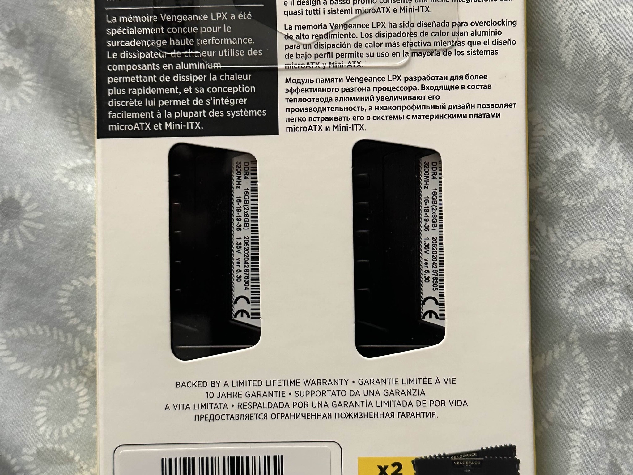 Corsair Vengeance DDR4 2x8 GB 3200 MHz CL16 RAM