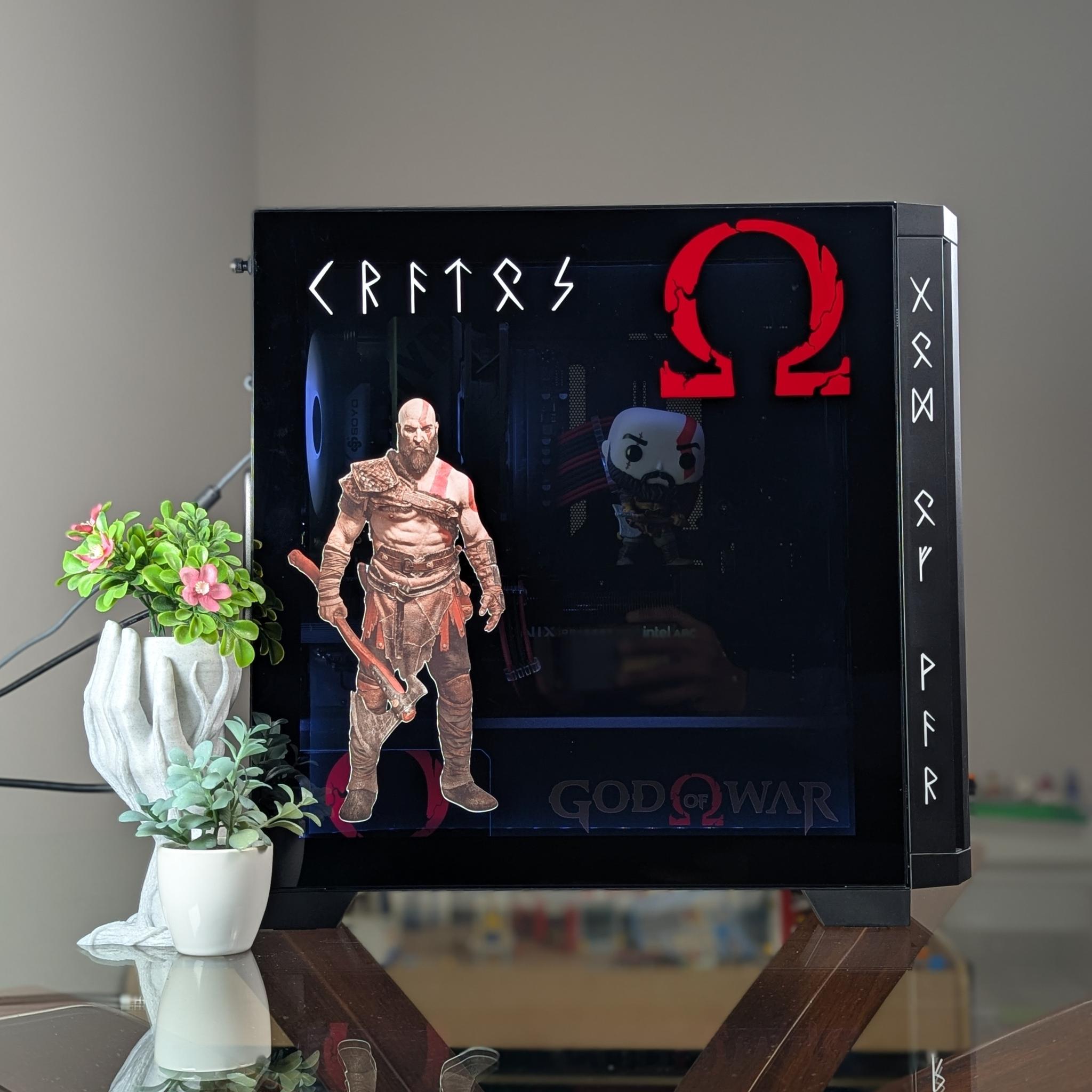 The God of War: Kratos | 1440p Gamer | Intel I5-14400F + Intel ARC B580 | 1TB SSD | 1...