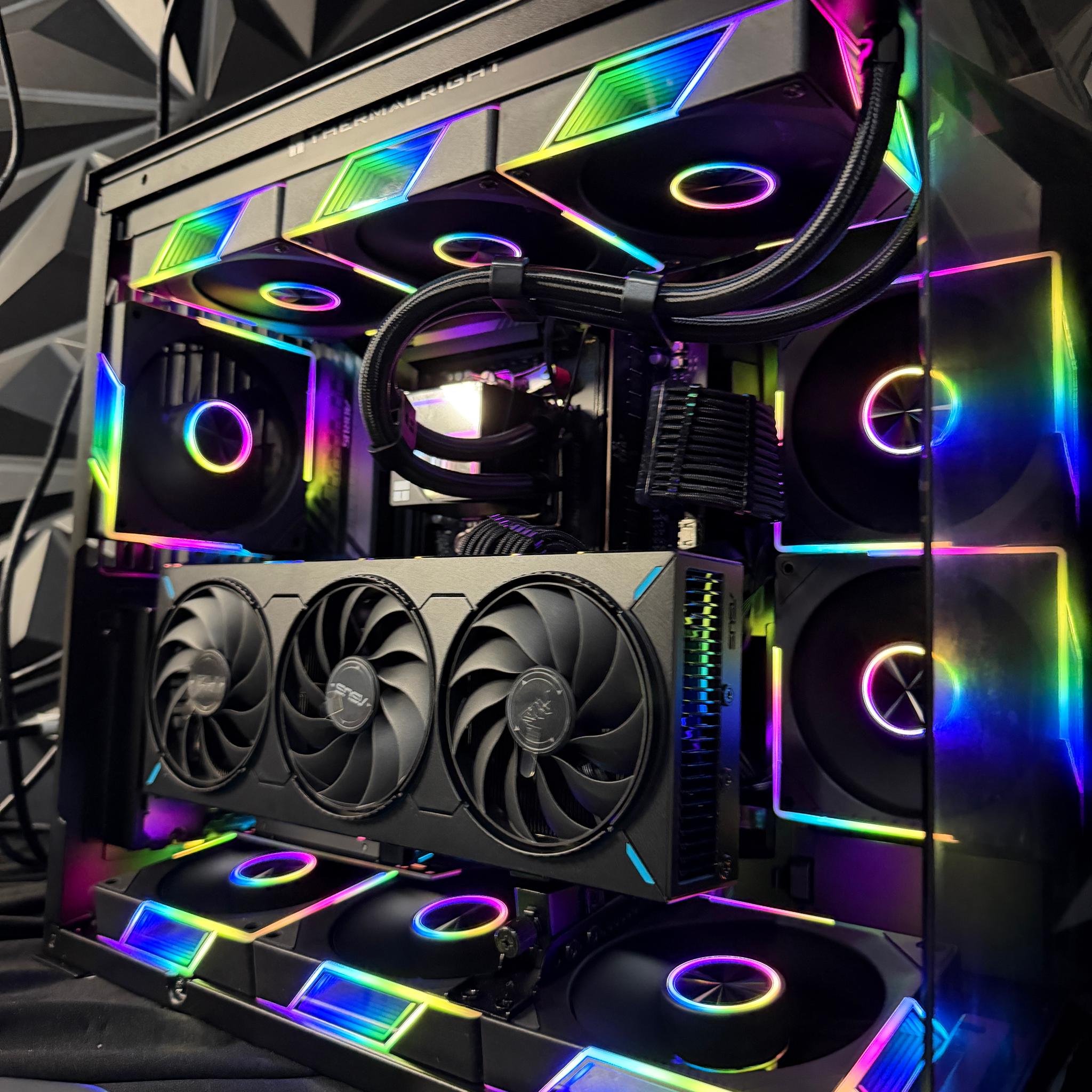 🕳️🌌 BLACK HOLE 🌌🕳️ Ryzen 9 7900X| RX 9070 GRE| 4.5 TB NVMe| 32 GB DDR5| 850W Gold PSU