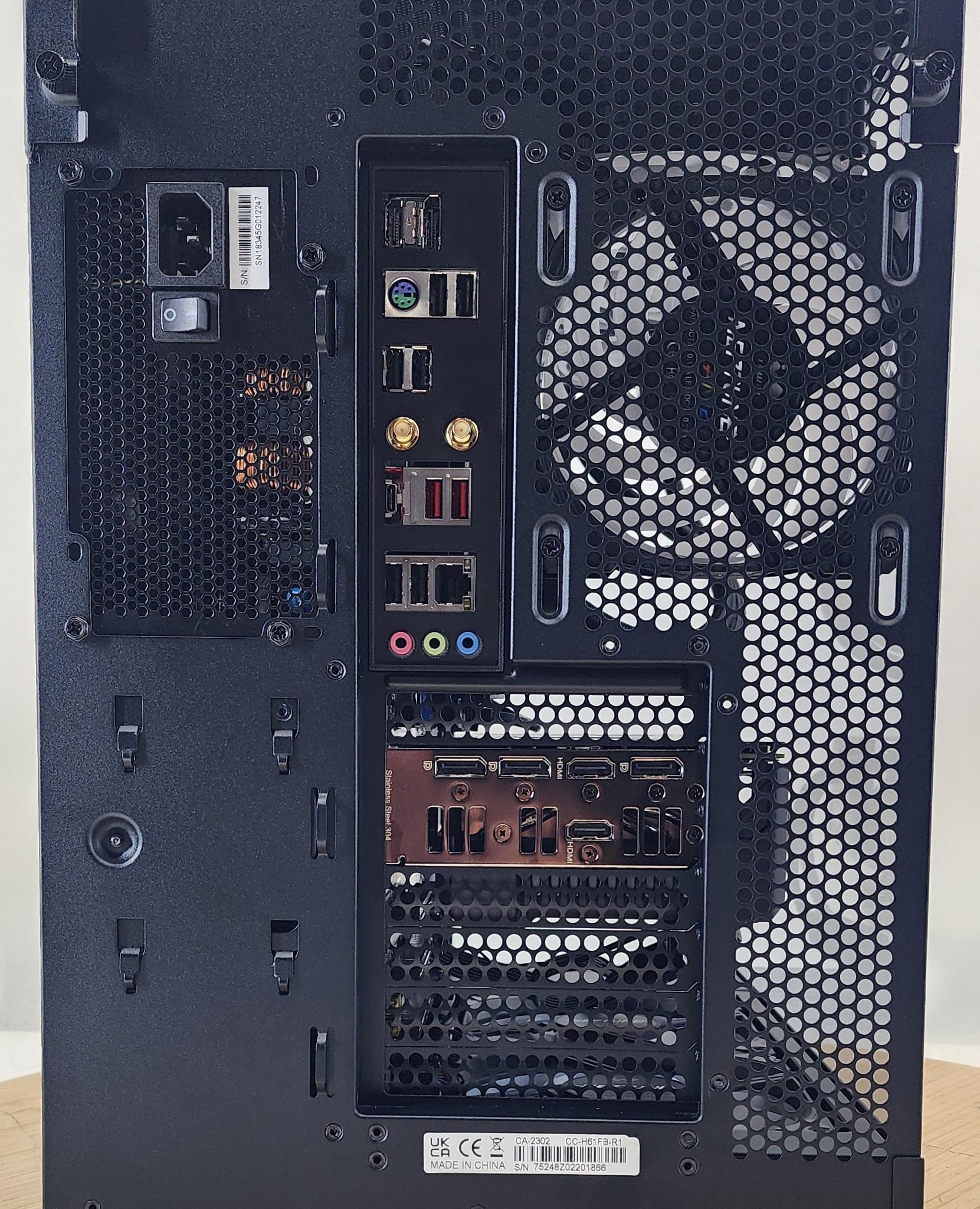 Gaming PC Ryzen 7 7800X3D 32GB RAM 1TB SSD RTX 4070 Ti 12GB Windows 11 Computer