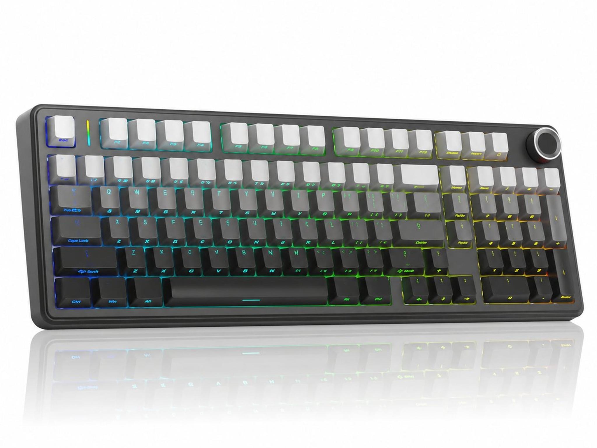 AULA F99 PRO (BRAND NEW) Black, Wireless Mechanical 95% LEOBOG Nimbus Switches w/ Knob