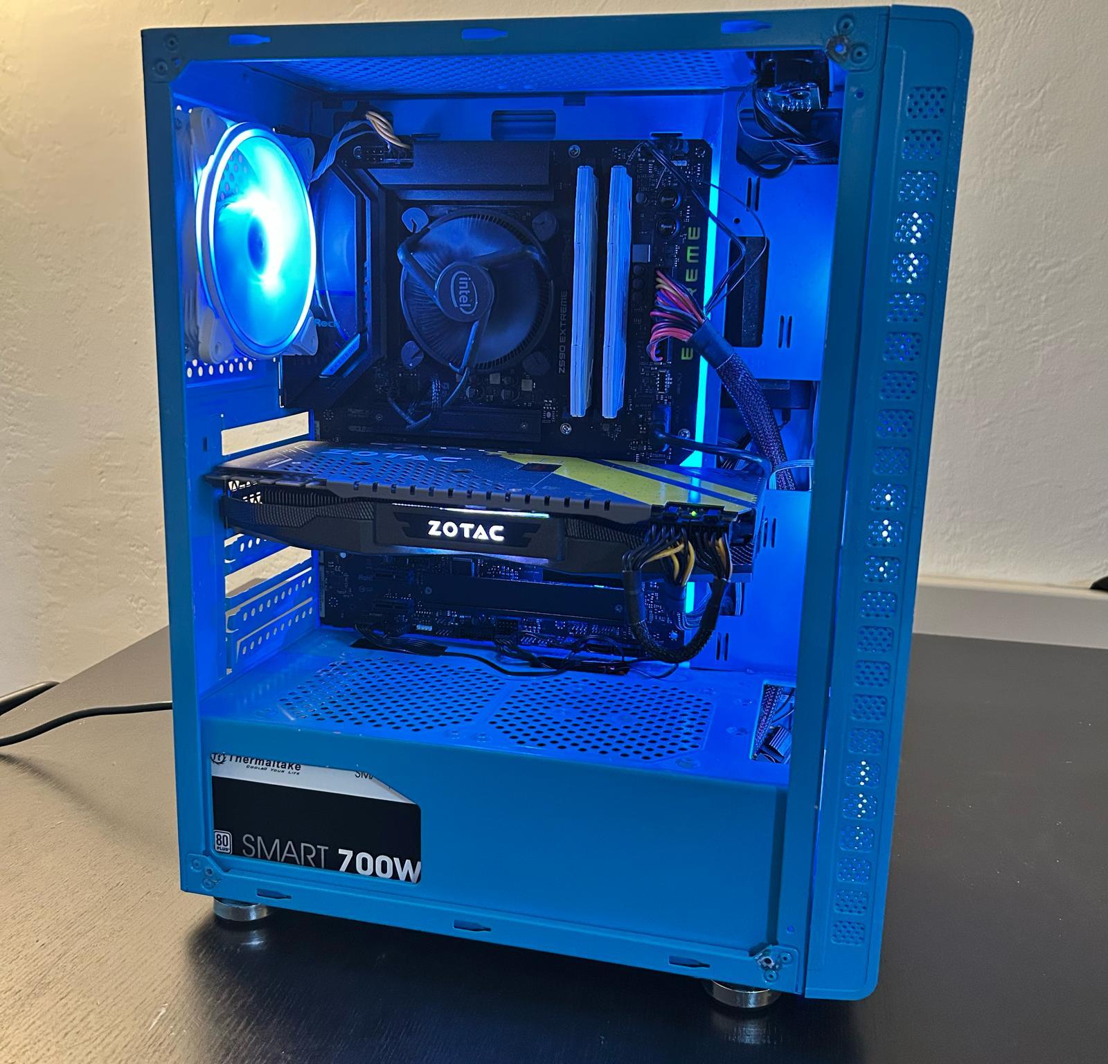 Gaming PC - GTX 1080, i3-10105F, 32GB DDR4, 1TB M.2 SSD, ARGB, WiFi, BLUETOOTH, WINDOWS 11