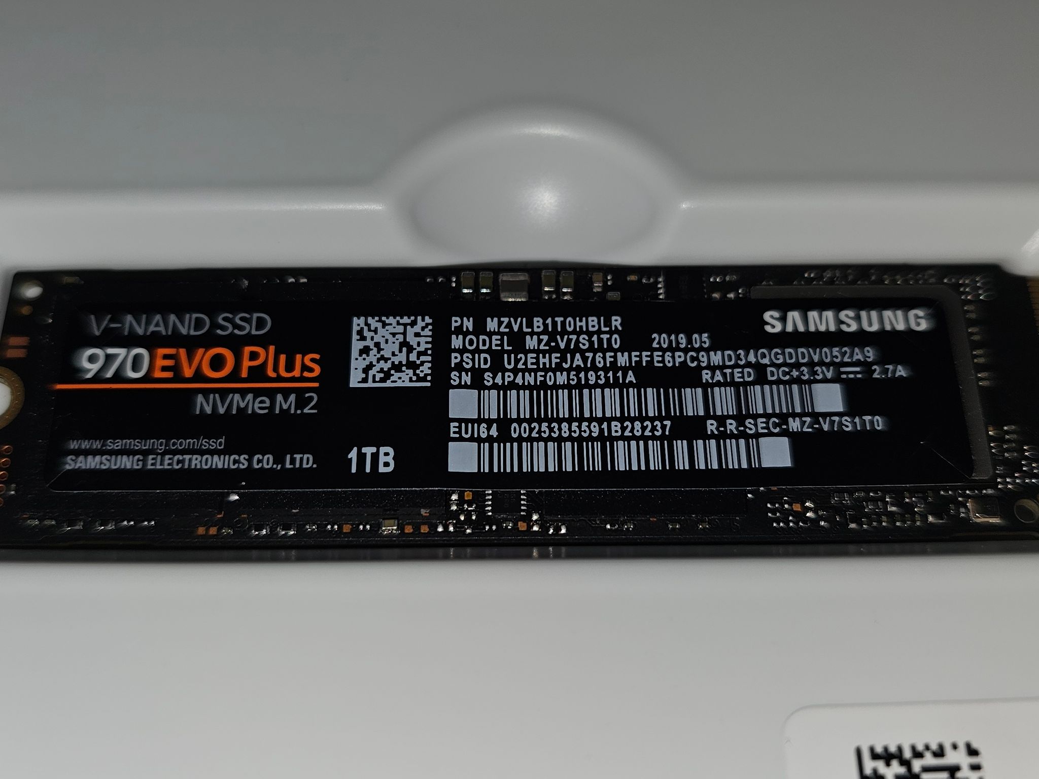 Samsung 970 EVO Plus 1TB PCIE 3.0x4 M.2 2280 NVMe 1.3 SSD
