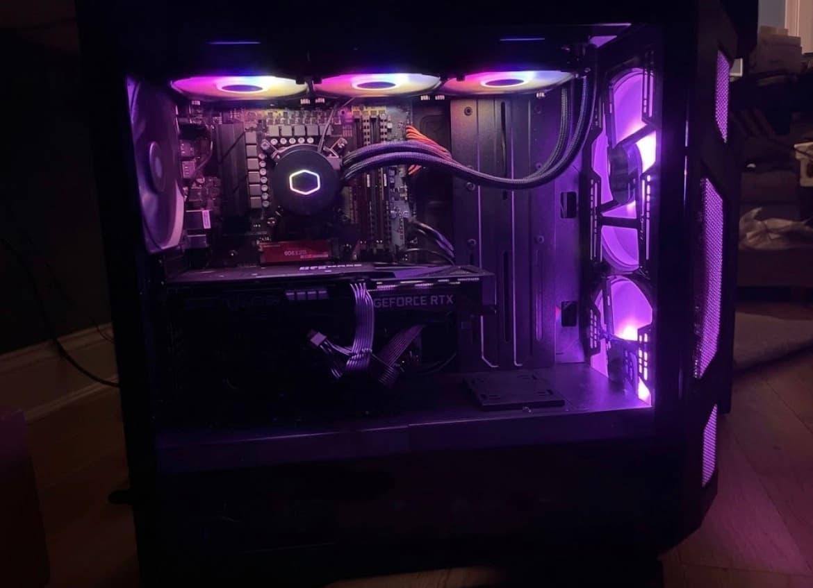 Gaming PC Custom -RTX3060,i5-12400F, 1TB NVMe SSD