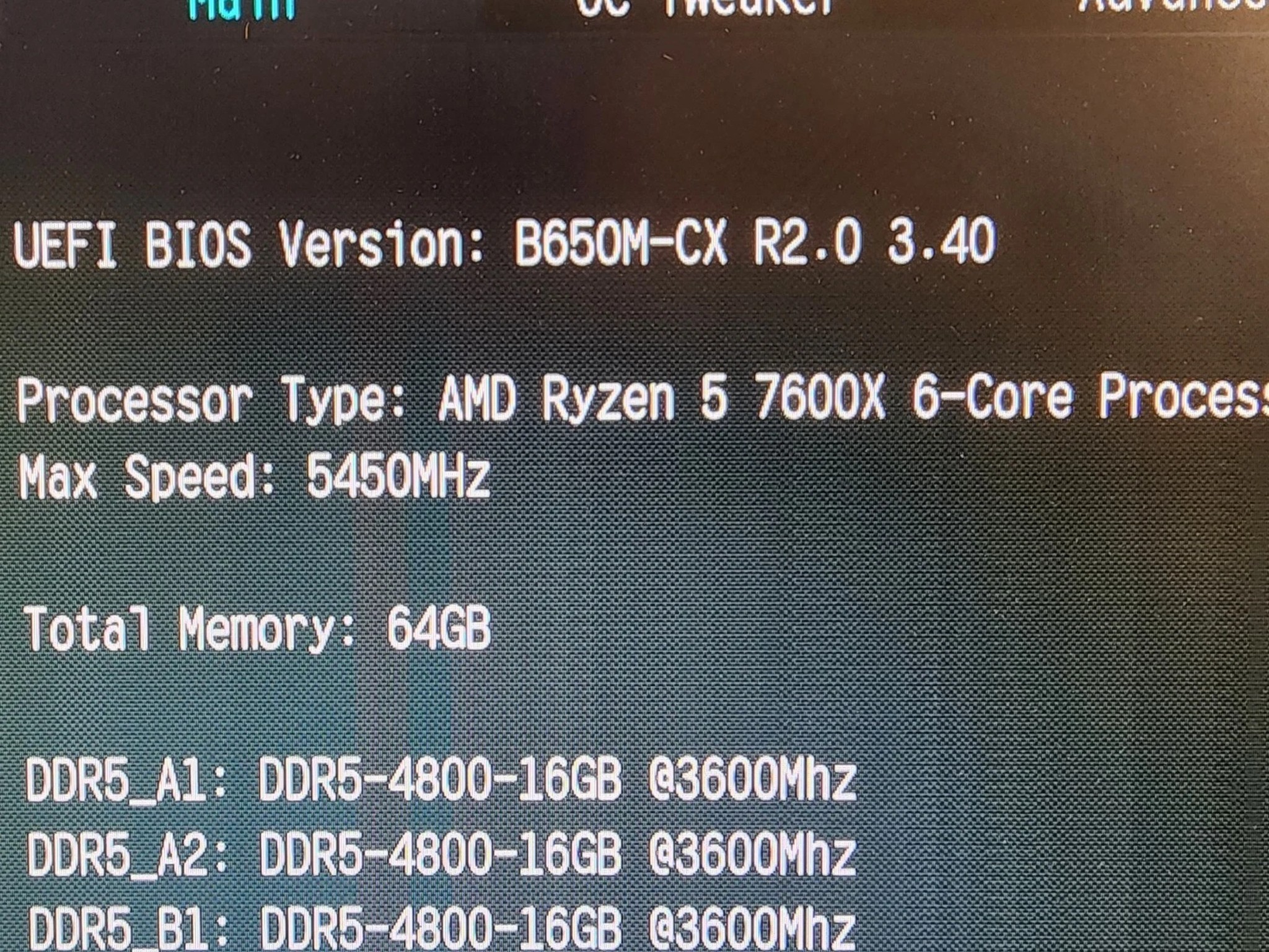 ASRock B650M-CX REV 2.0 WIFI AM5 DDR5 MATX Motherboard