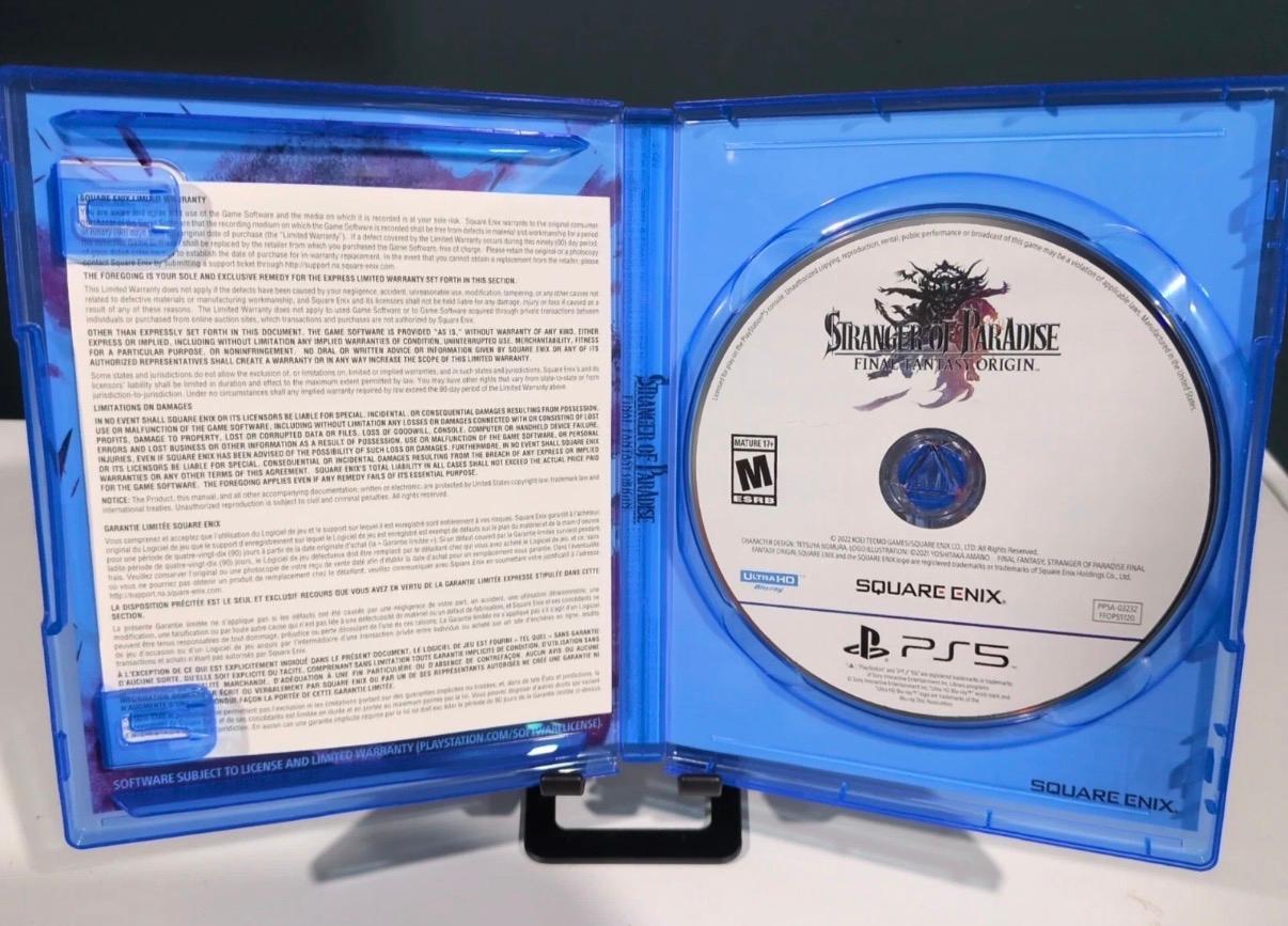 Stranger of Paradise Final Fantasy Origin Sony PlayStation 5, 2022 CIB