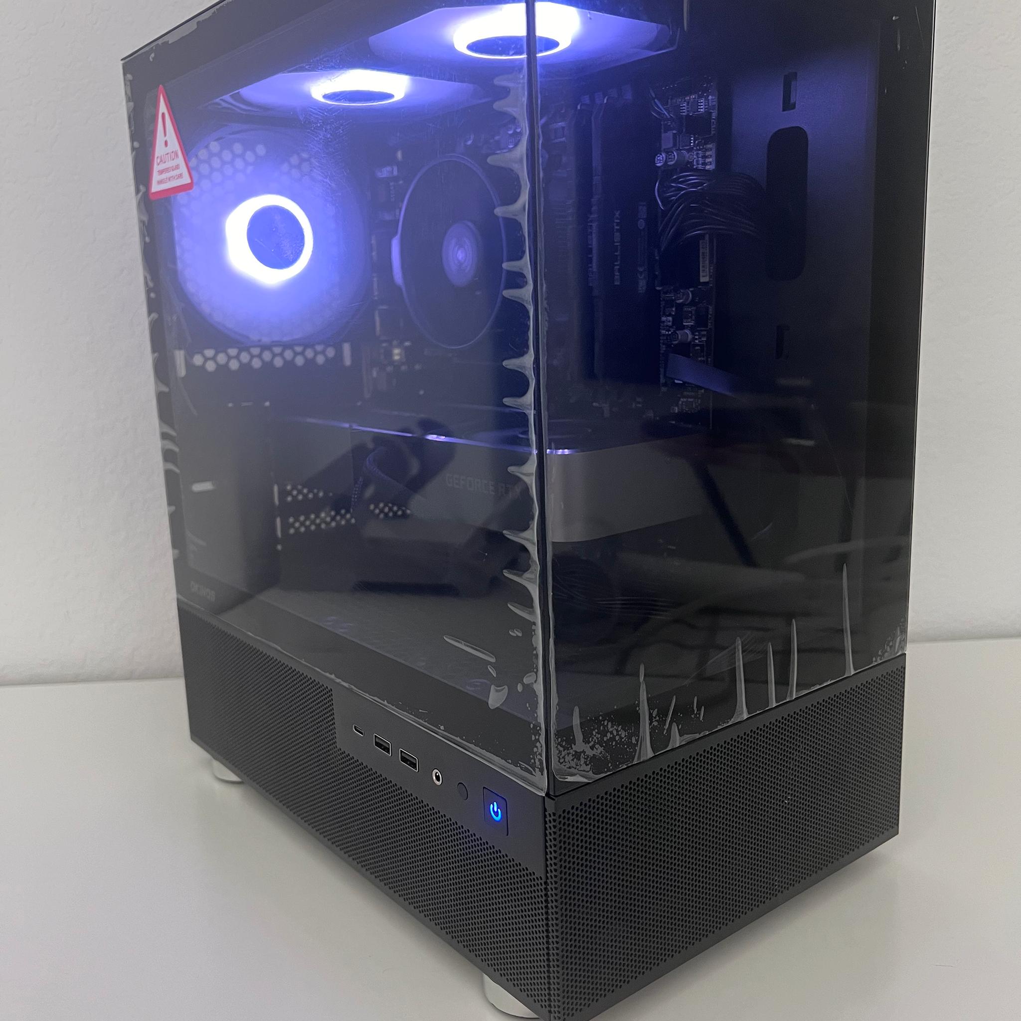 Gaming PC RTX 3070 Ti Ryzen 5 5600x USB c Free Shipping