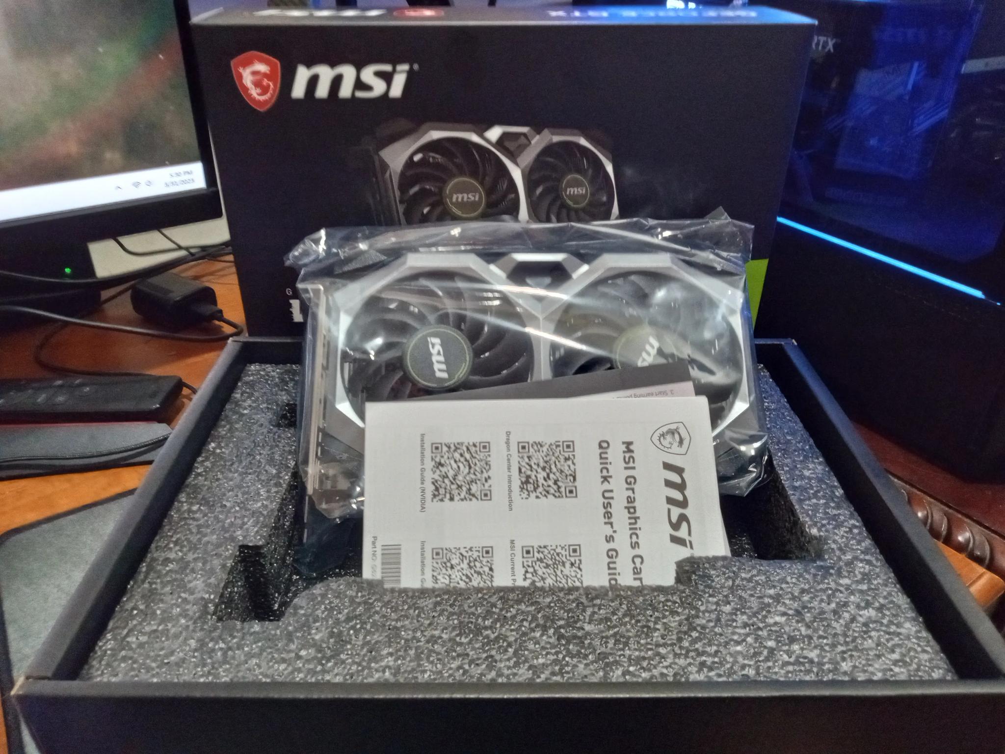 MSI GTX 1660 Super Ventus XS OC 6GB GDDR6. Original Packaging