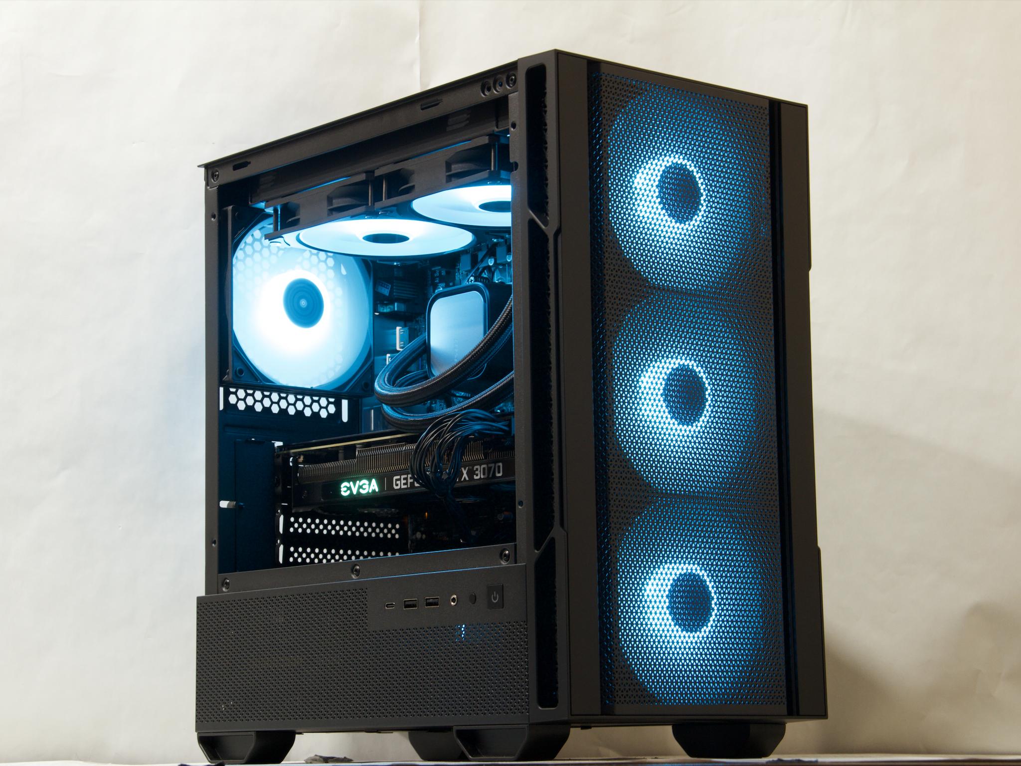 RTX 3070, Ryzen 5 5500, 16GB DDR4, 1TB NVMe SSD, WiFi - Liquid Cooled Gaming PC