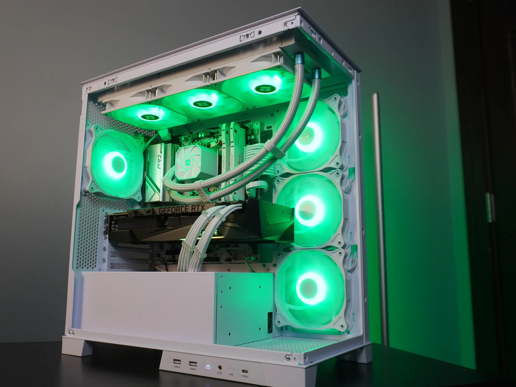 🤍AESTHETIC BEAST🤍 1440p Ready 💚 RTX 3080 10GB 🧡 Ryzen 7 5800x3d | 32GB DDR4 | 1TB NVME | WIFI