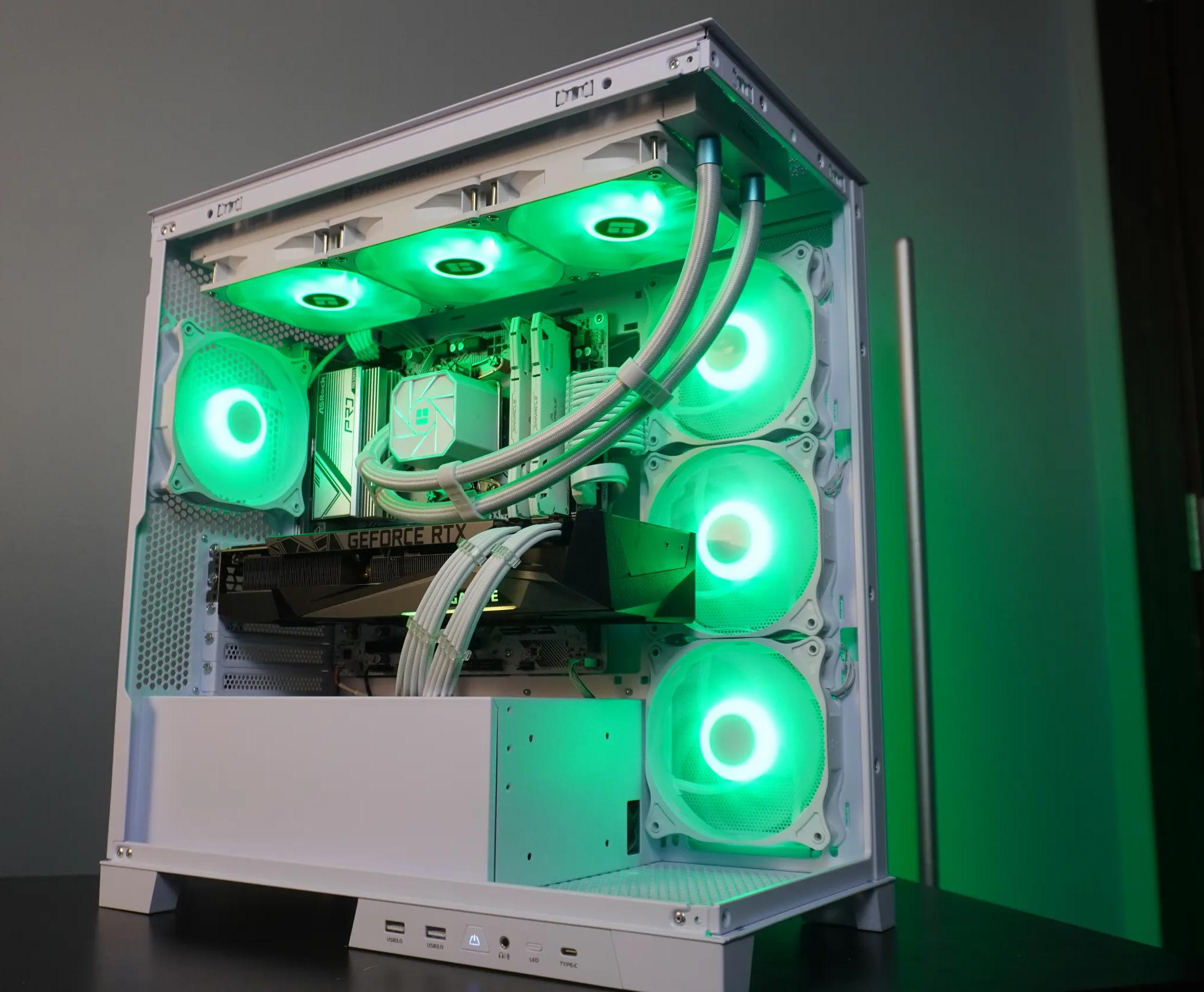 🤍AESTHETIC BEAST🤍 1440p Ready 💚 RTX 3080 10GB 🧡 Ryzen 7 5800x3d | 32GB DDR4 | 1TB NVME | WIFI