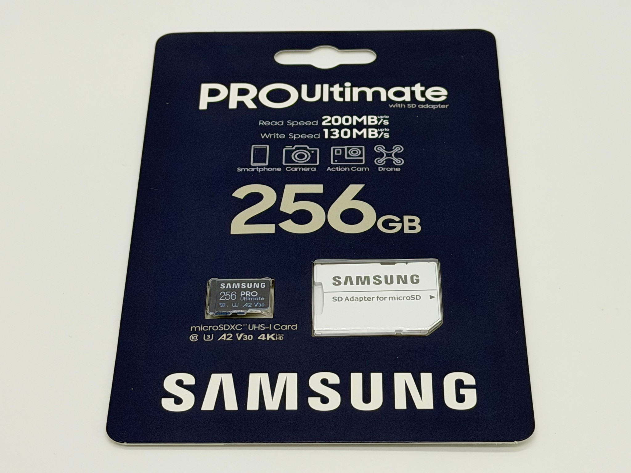 Samsung PRO Ultimate 256GB UHS I micro SDXC Card SD Adapter MB MY256SA WW
