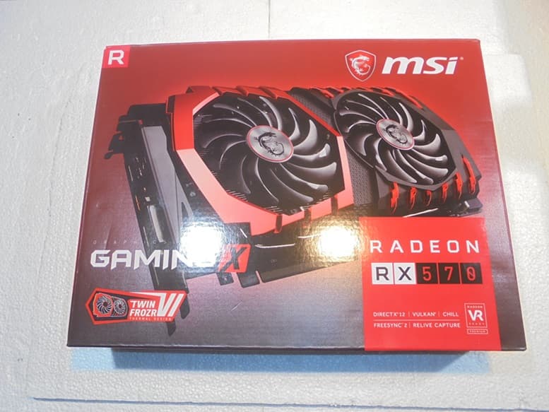 MSI RX 570 GAMING X In Very Good Condition In OE Box