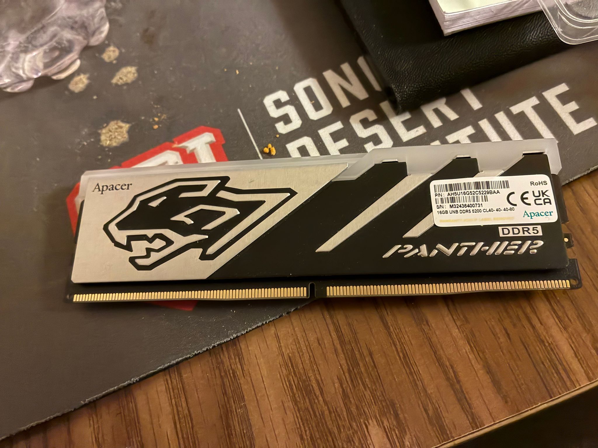 Apacer PANTHER RGB DDR5 Gaming Memory