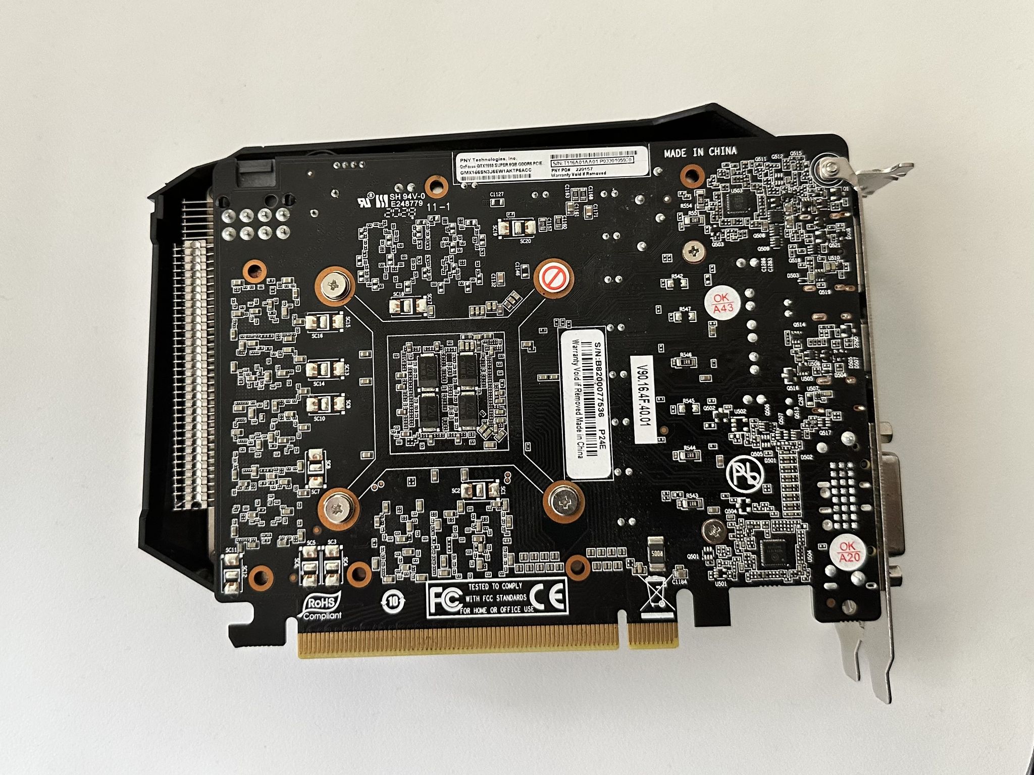 PNY GeForce GTX 1660 Super 6GB GDDR6