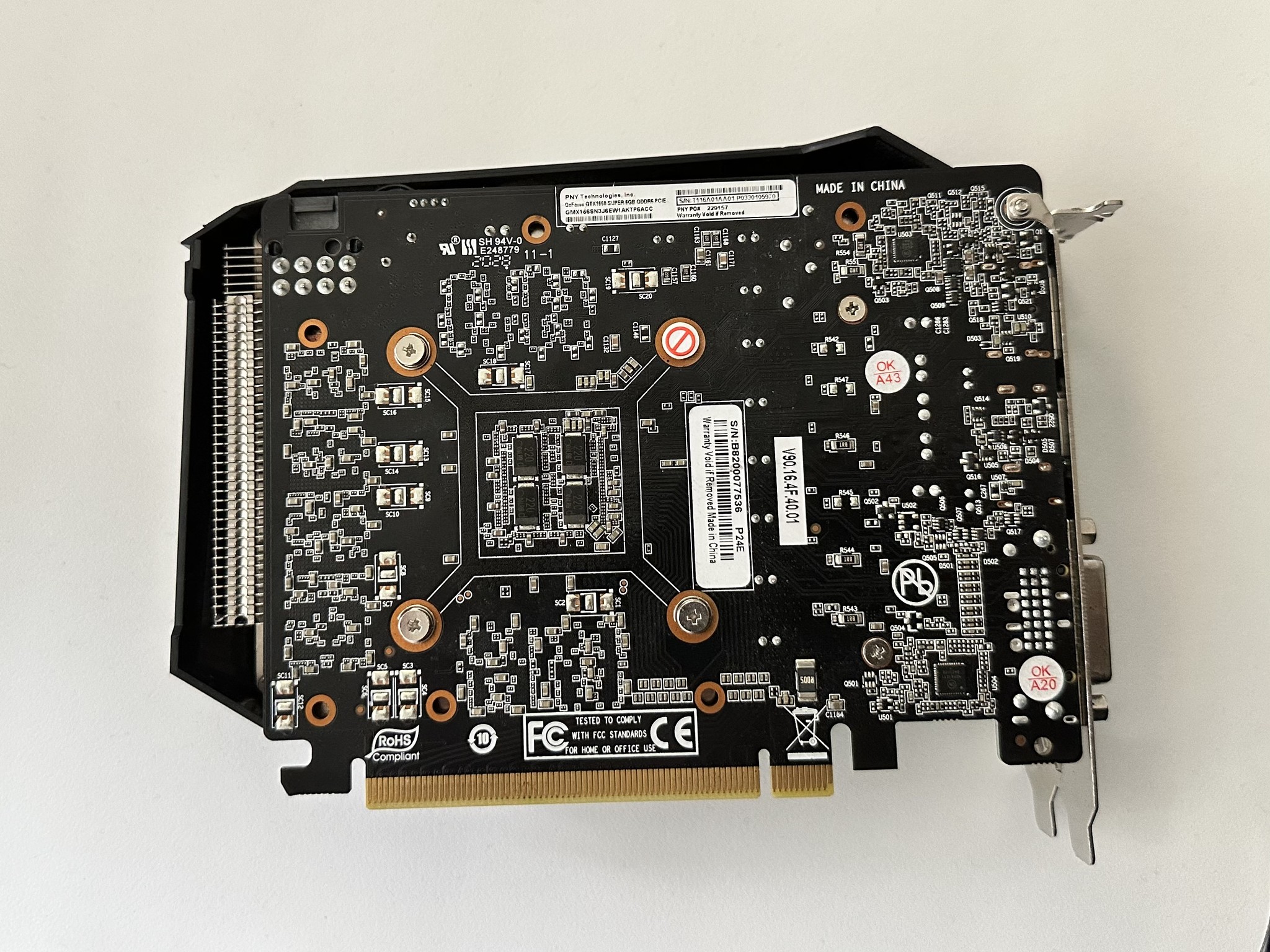 PNY GeForce GTX 1660 Super 6GB GDDR6