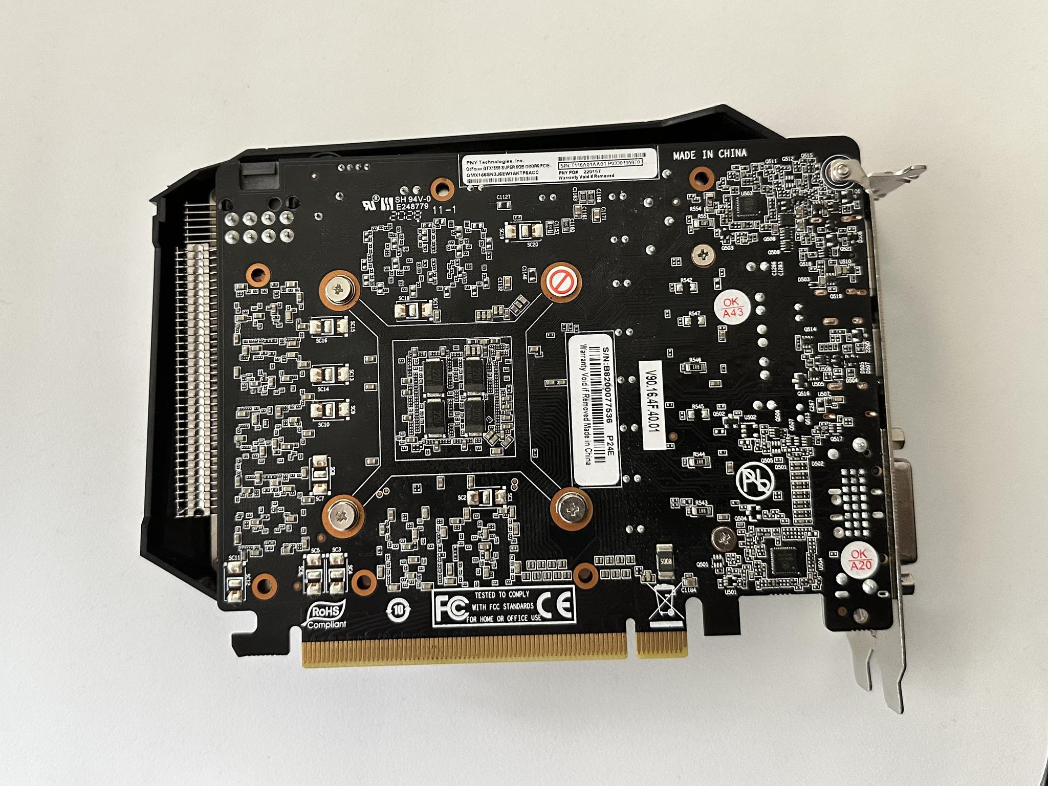 PNY GeForce GTX 1660 Super 6GB GDDR6