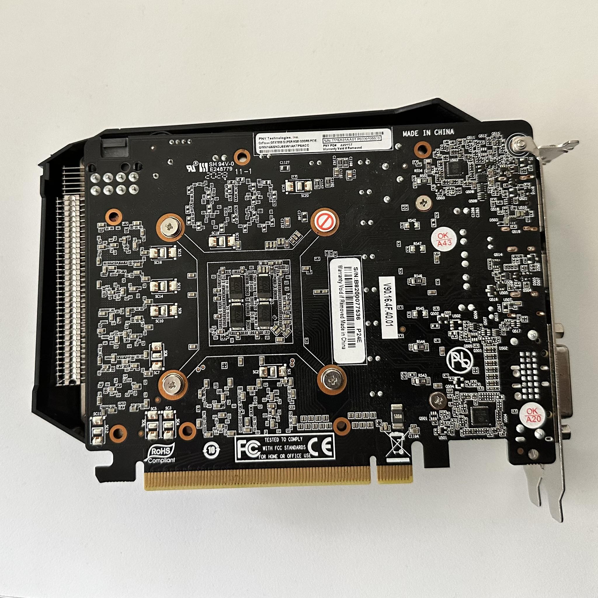 PNY GeForce GTX 1660 Super 6GB GDDR6