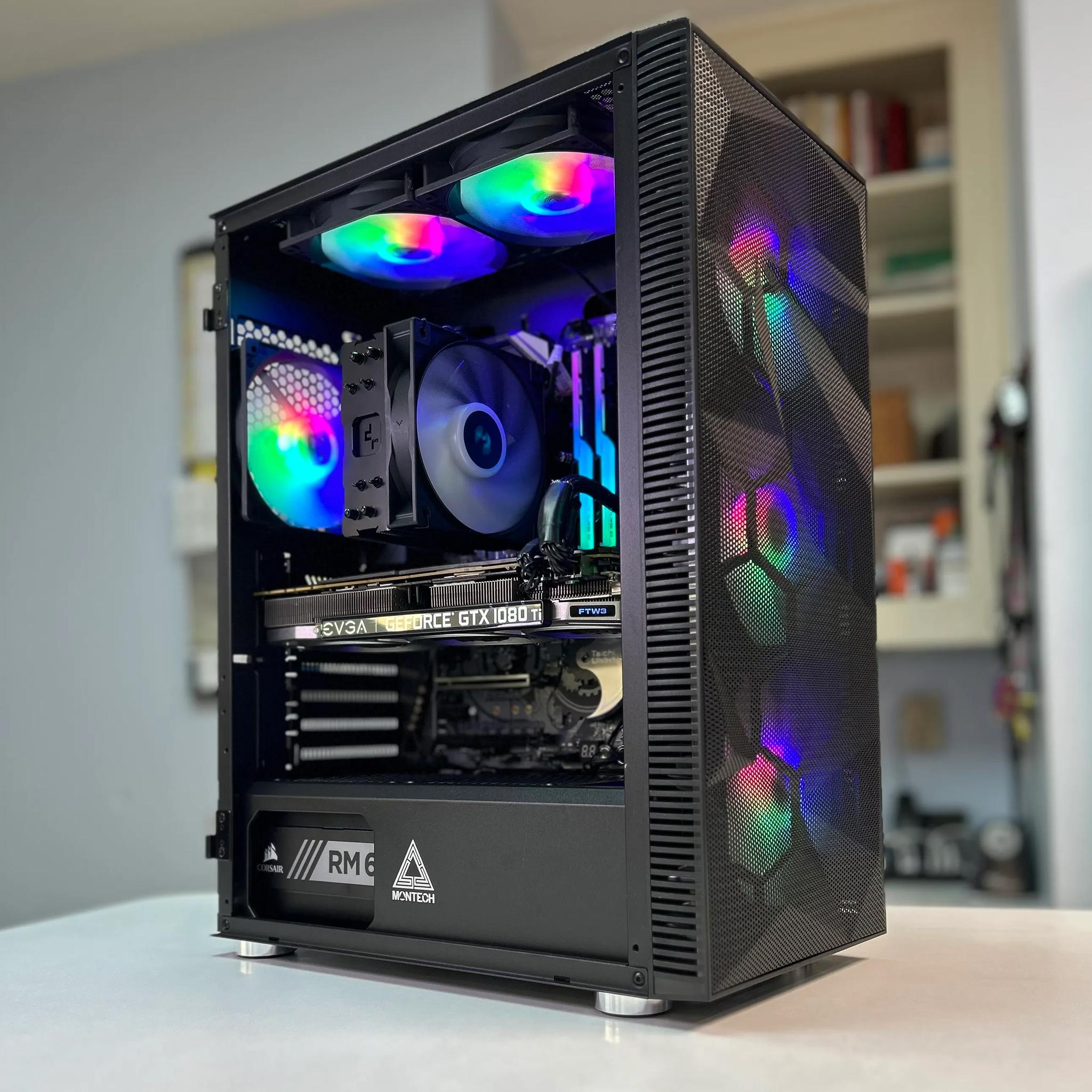 Game-Stream-Edit Value PC! 1080Ti | 10Gbps | Ryzen 3600 | 32GB RAM | 1TB Nvme | Win 11 Pro | Wifi 5