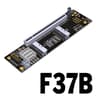 JMT PCIe 4.0 X16 To X8/X8 MCIO Bifurcation Adapter Card (50cm)