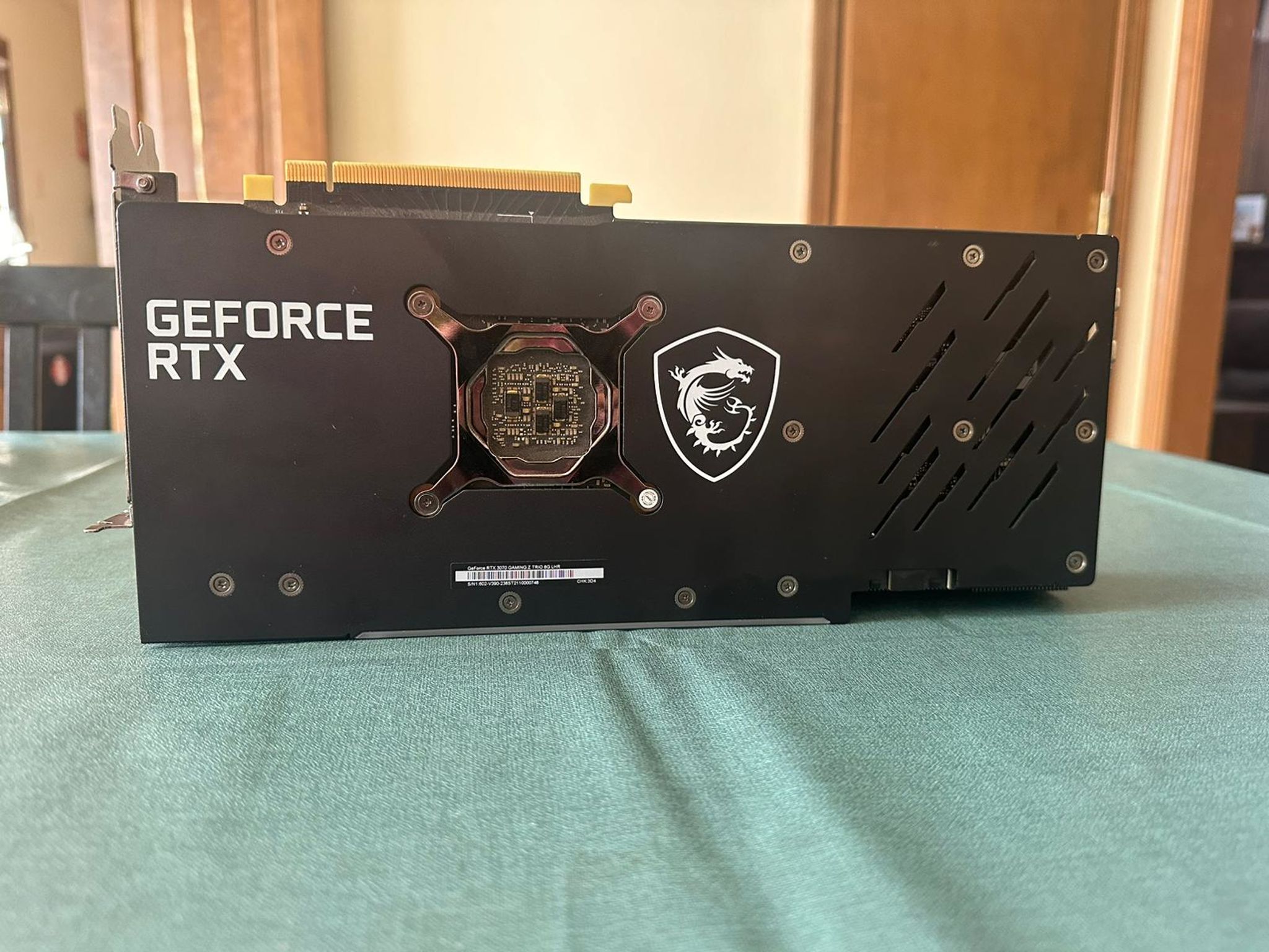 MSI - NVIDIA GeForce RTX 3070 Gaming Z Trio LHR 8GB GDDR6 PCI Express 4.0 Graphics Card