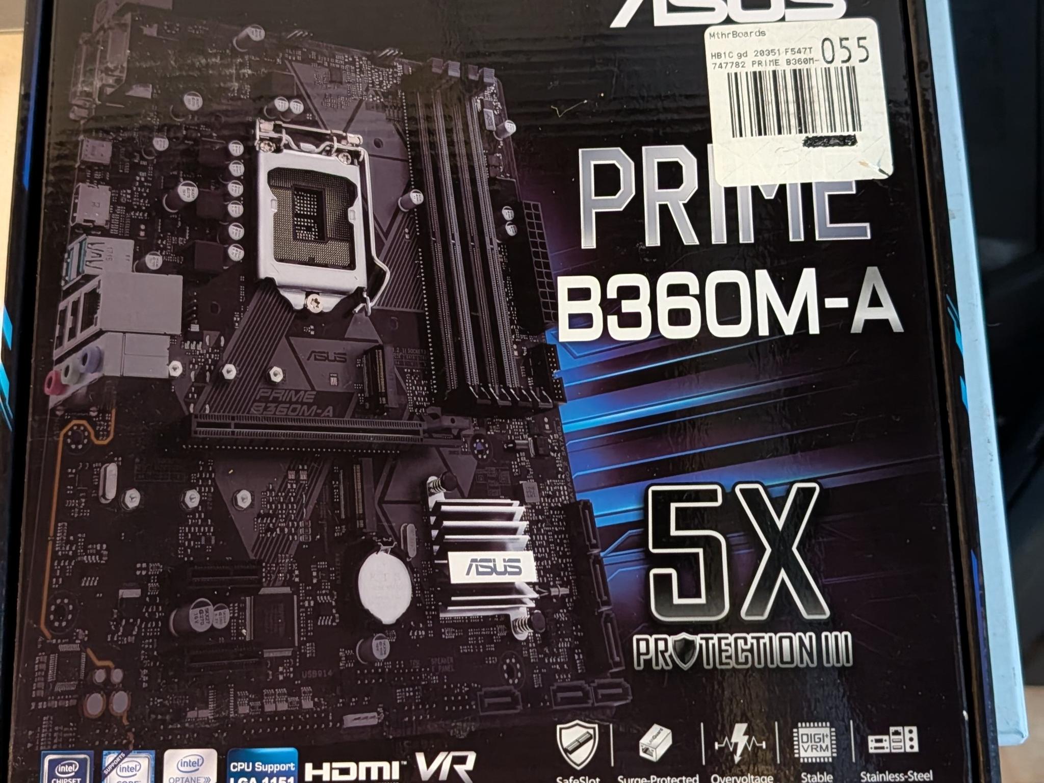 Asus PRIME B360M-A LGA1151