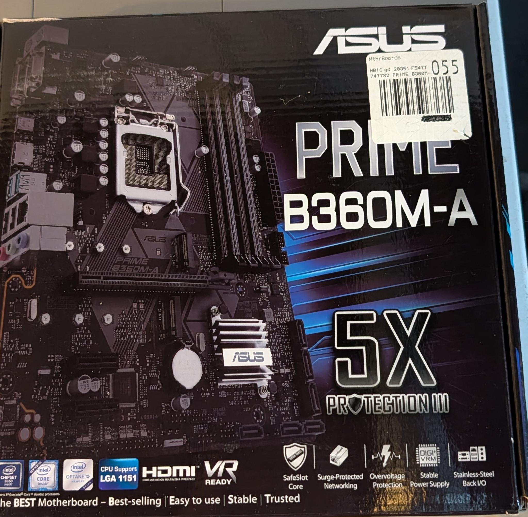 Asus PRIME B360M-A LGA1151