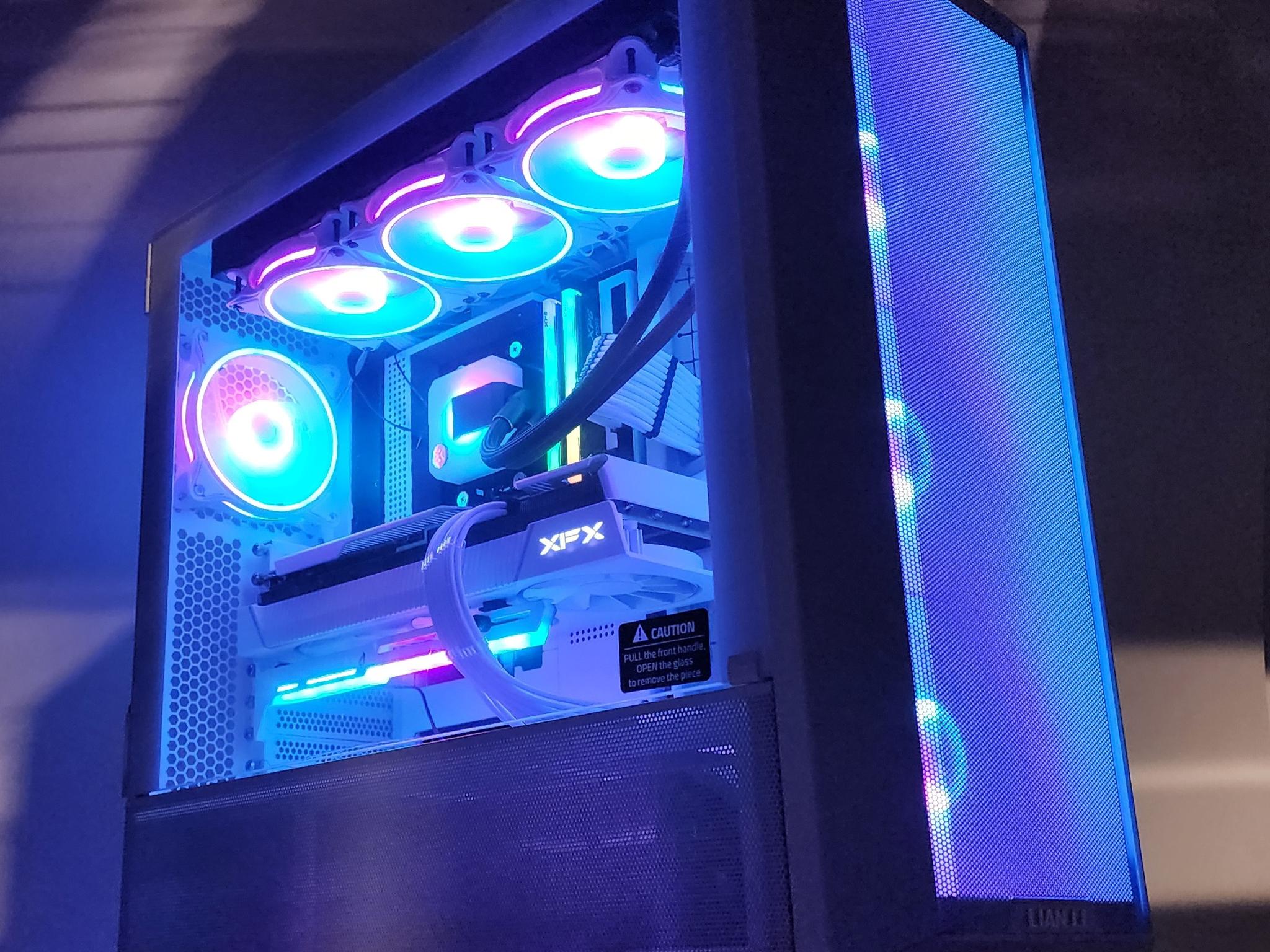 Gaming PC Ryzen 9 7900 32GB RAM 1TB SSD RX 7800 XT 16GB Windows 11 Computer