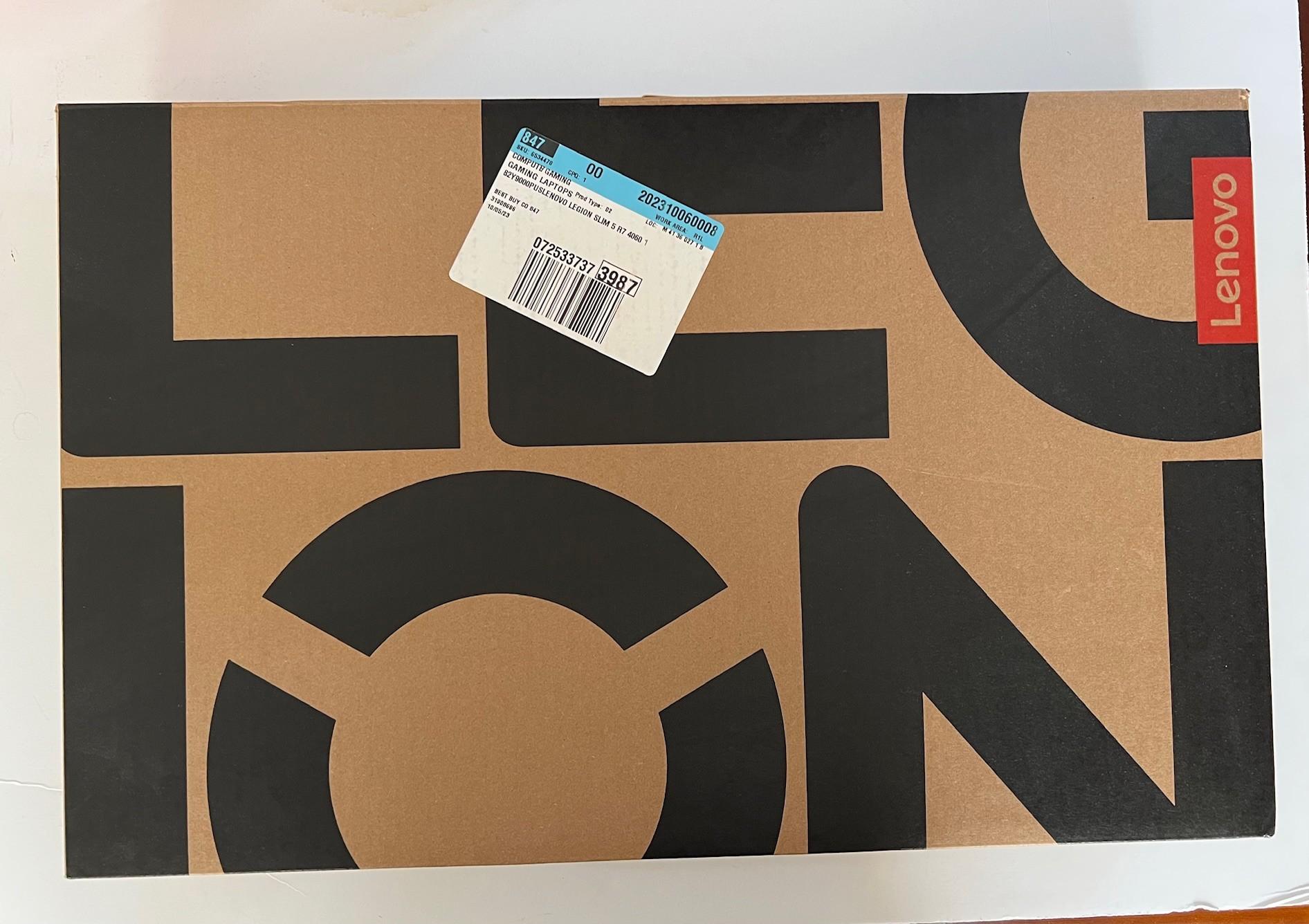 Ryzen 7840HS, 4060 Lenovo Legion Slim 5 Laptop 32GB DDR5, 1TB SSD, 16" QHD+ 165Hz I...