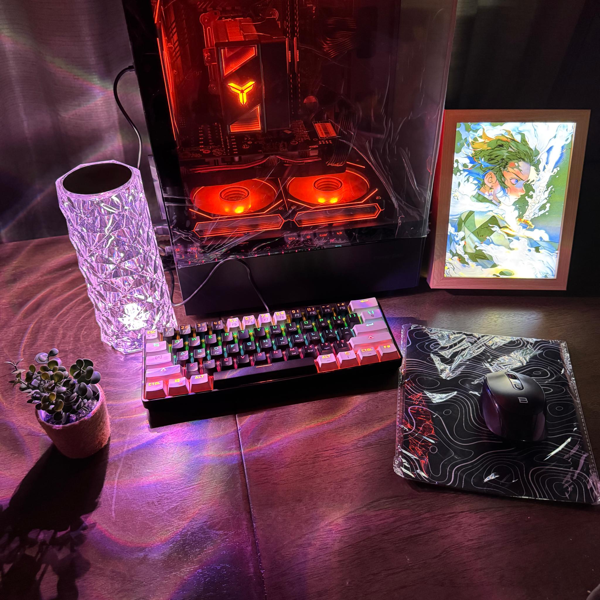 Fire Tech Labs: midnight Moodz i5 12400f/ RTX 2060 SUPER/ 1TB SSD/ 16gb DDR 4 3600/ Seaview case