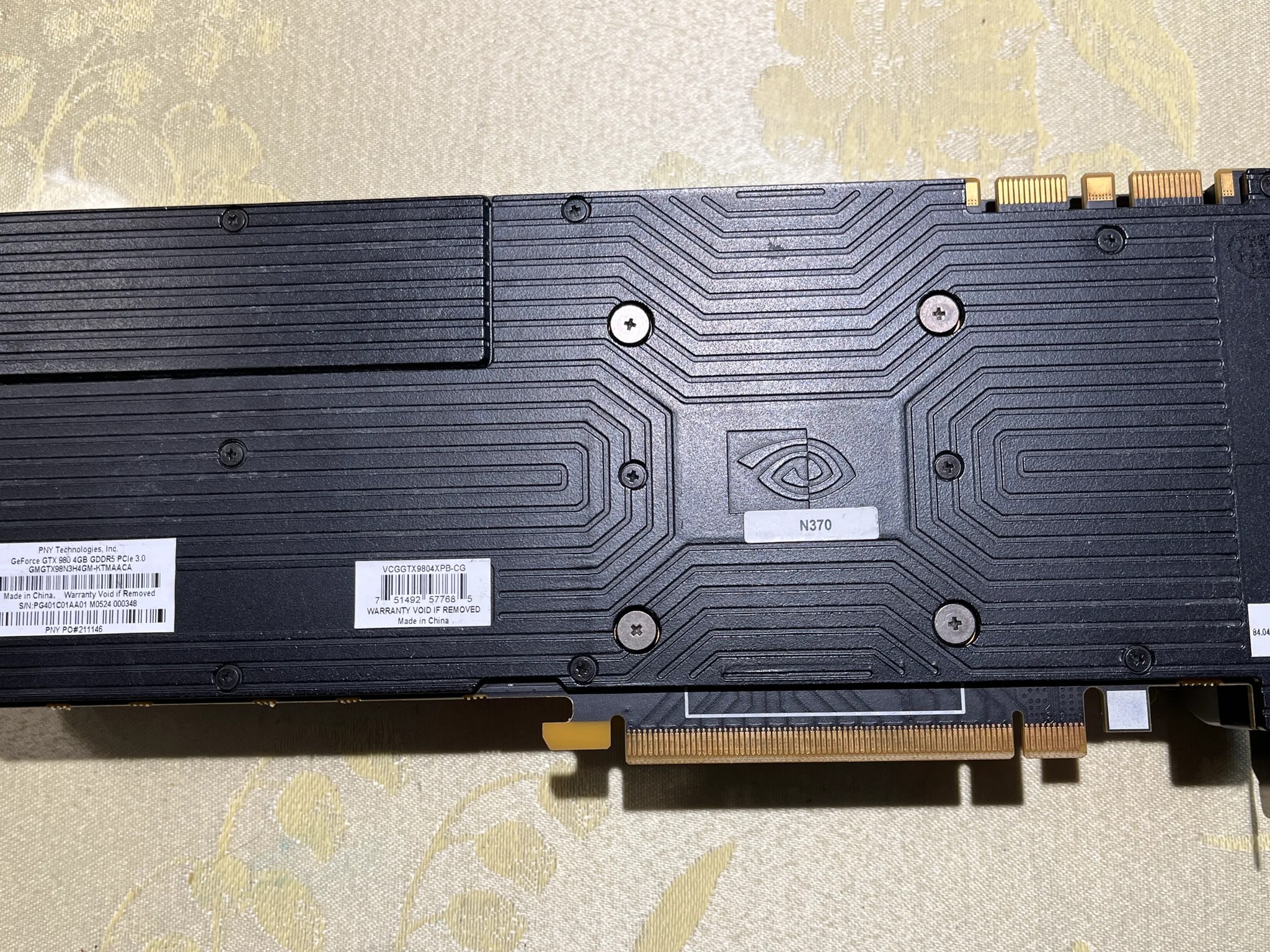 PNY GeForce GTX 980 Founder's Edition GPU 4GB GDDR5