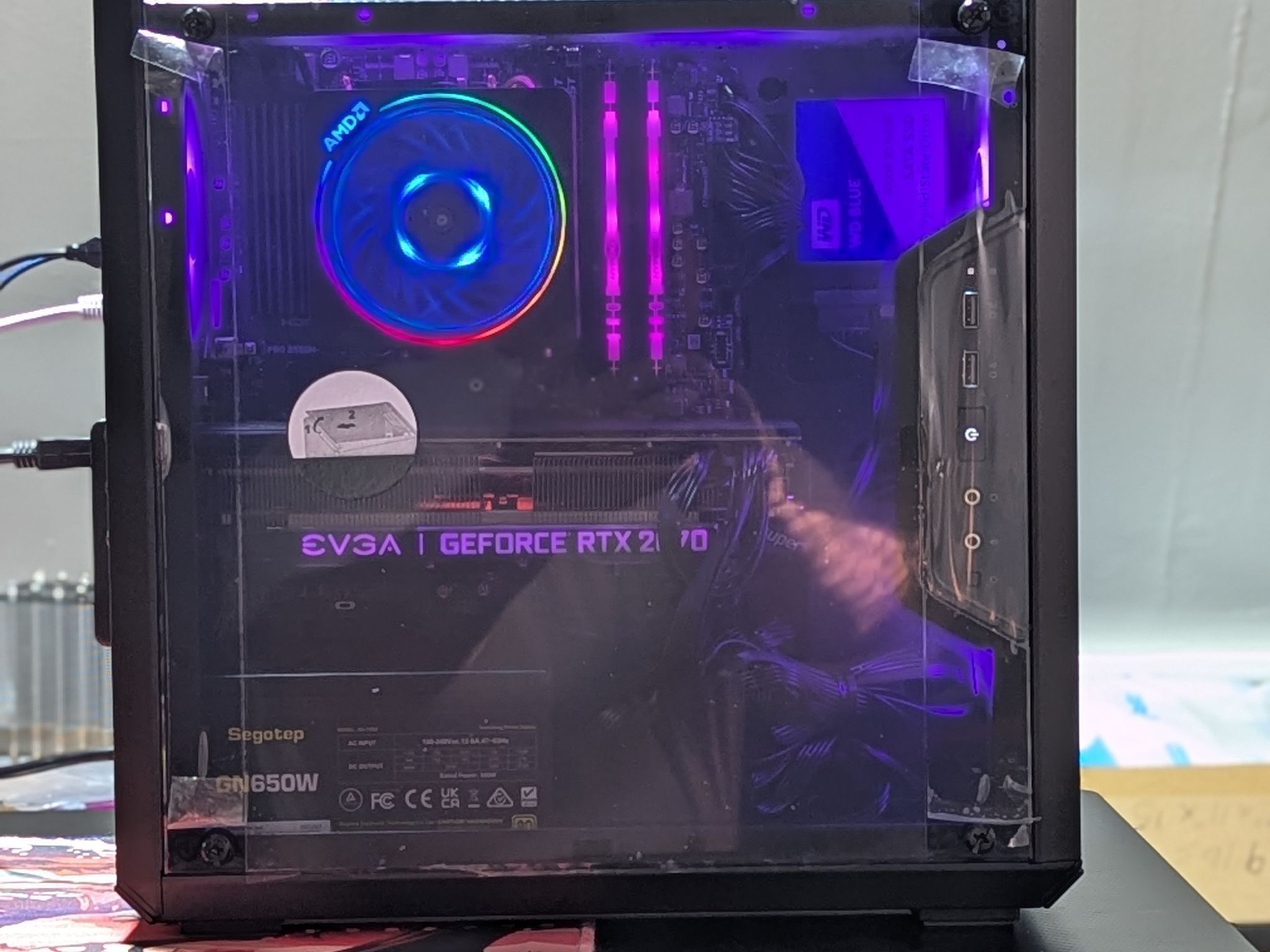 AMD Ryzen 5 5600|EVGA GEFORCE RTX 2070 SUPER|1TB NVME SSD|16 GB DDR4 3200 |Windows 11 Home