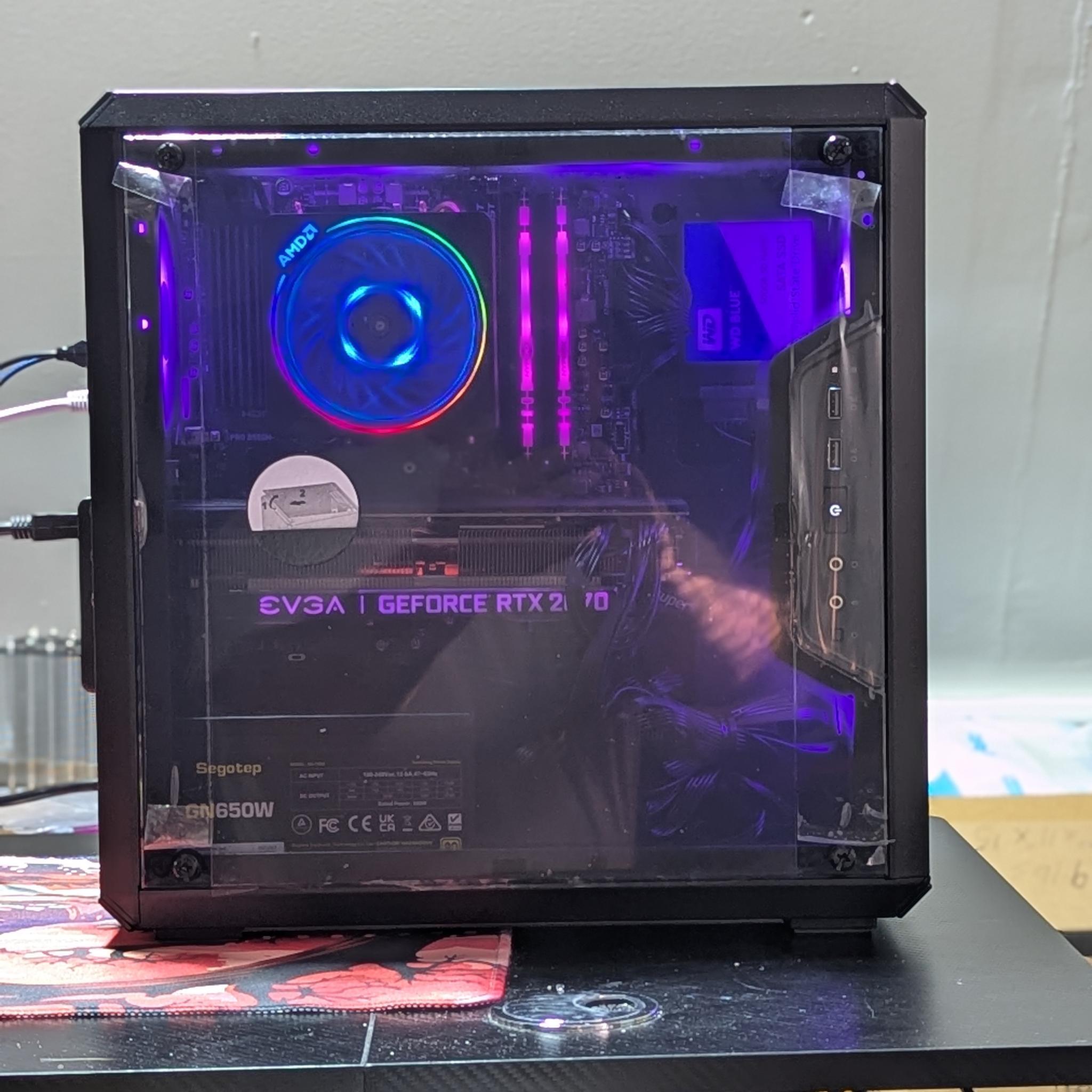Gaming PC|AMD Ryzen 5 5600|EVGA GEFORCE RTX 2070 SUPER|1 TB NVMESSD|16 GB DDR4 3200 |Windows 11 Home